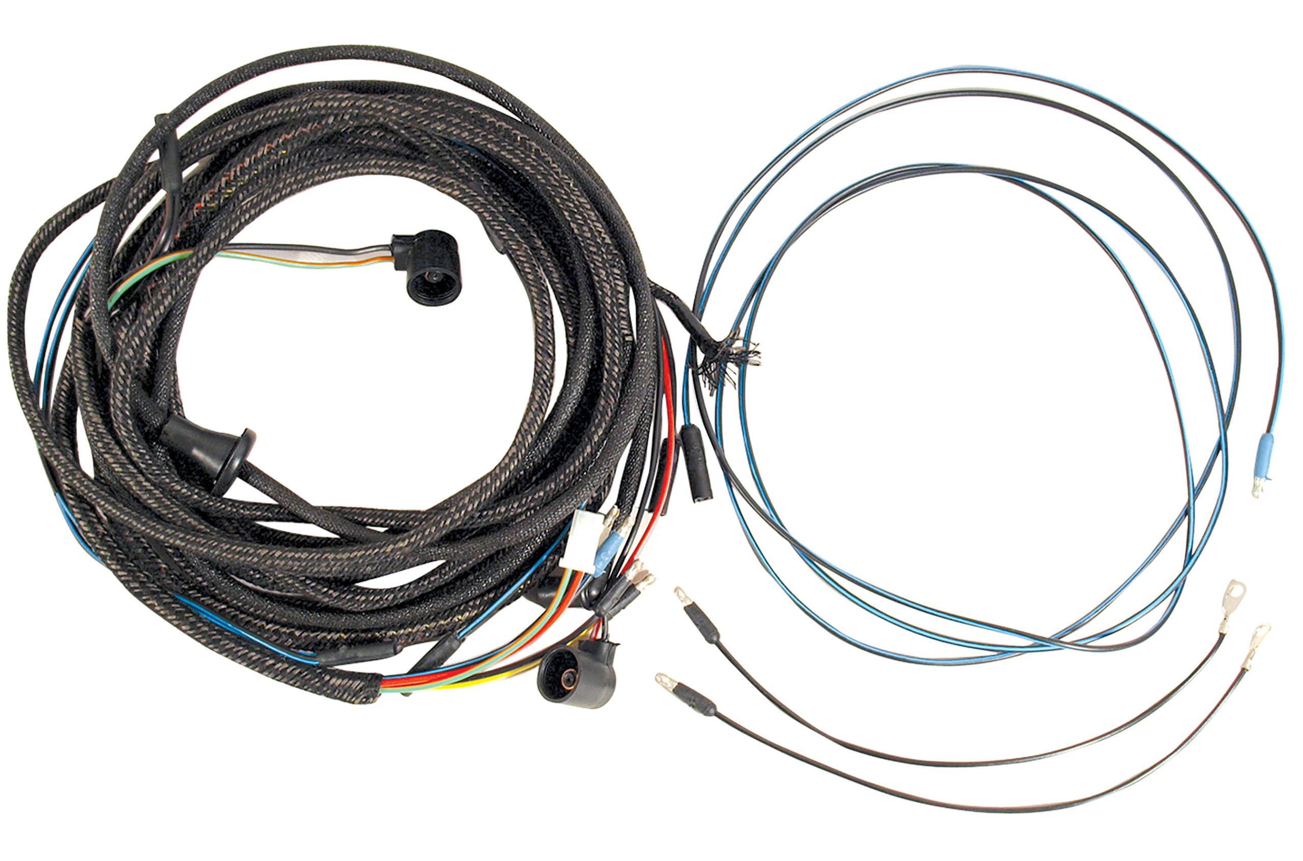 1965 Ford Mustang Tail Light Wire Harness Kit - Correct Boots & Wire Loops, DOT Certified