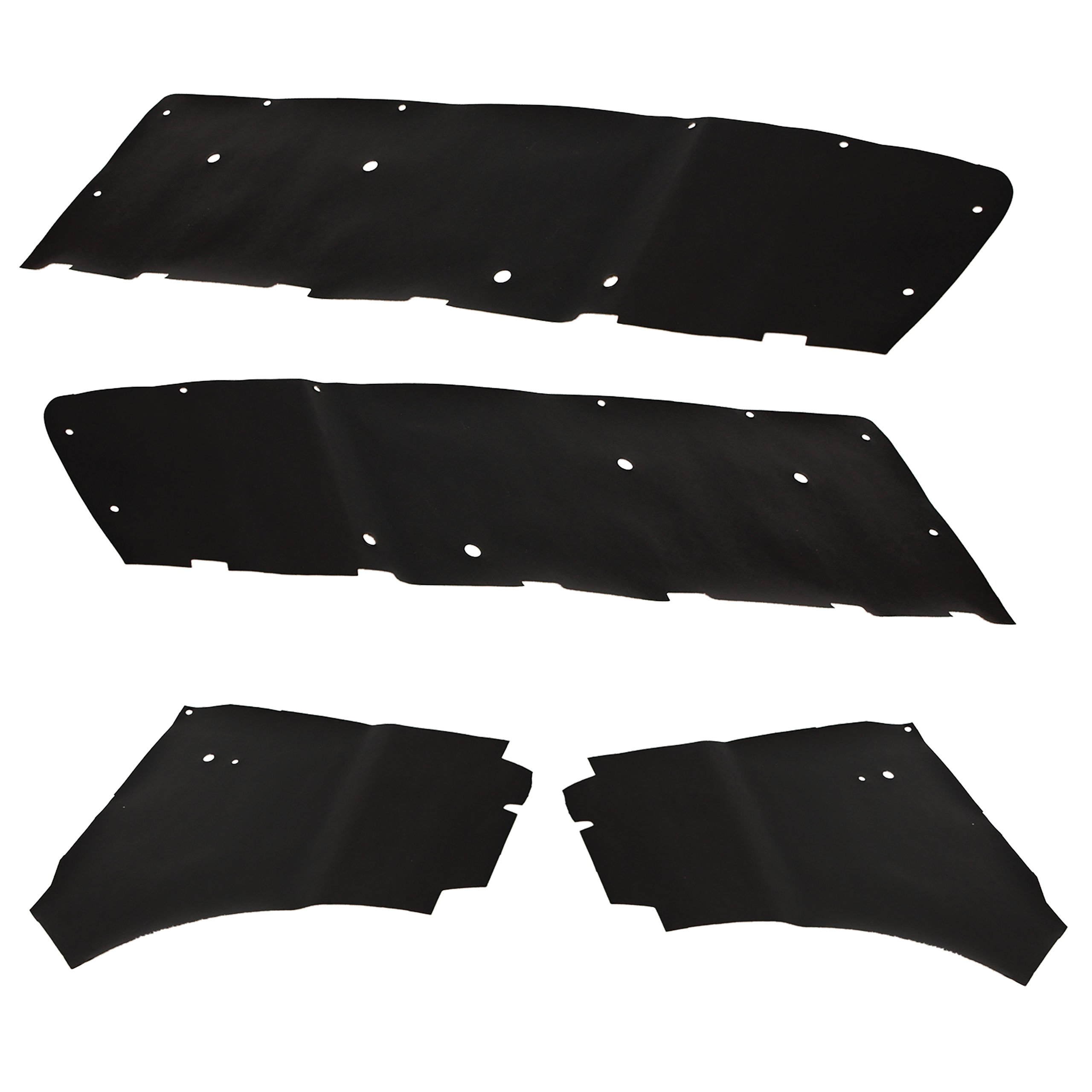 First Generation 1964-1966 Ford Mustang Door Watershields - Coupe - Scott Drake