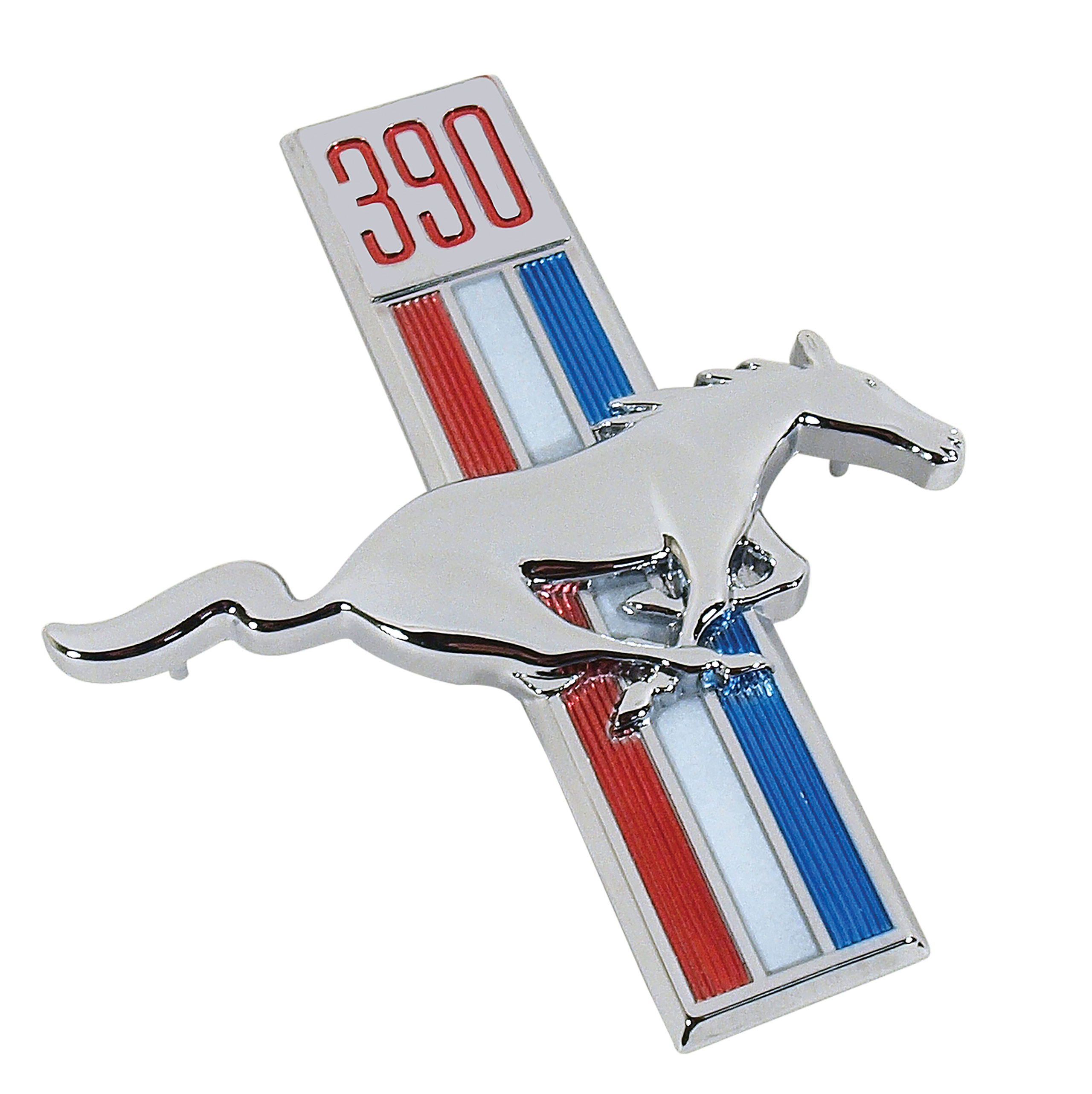 First Generation 1967-1968 Ford Mustang 390 Running Horse Emblem - Right Hand - Scott Drake