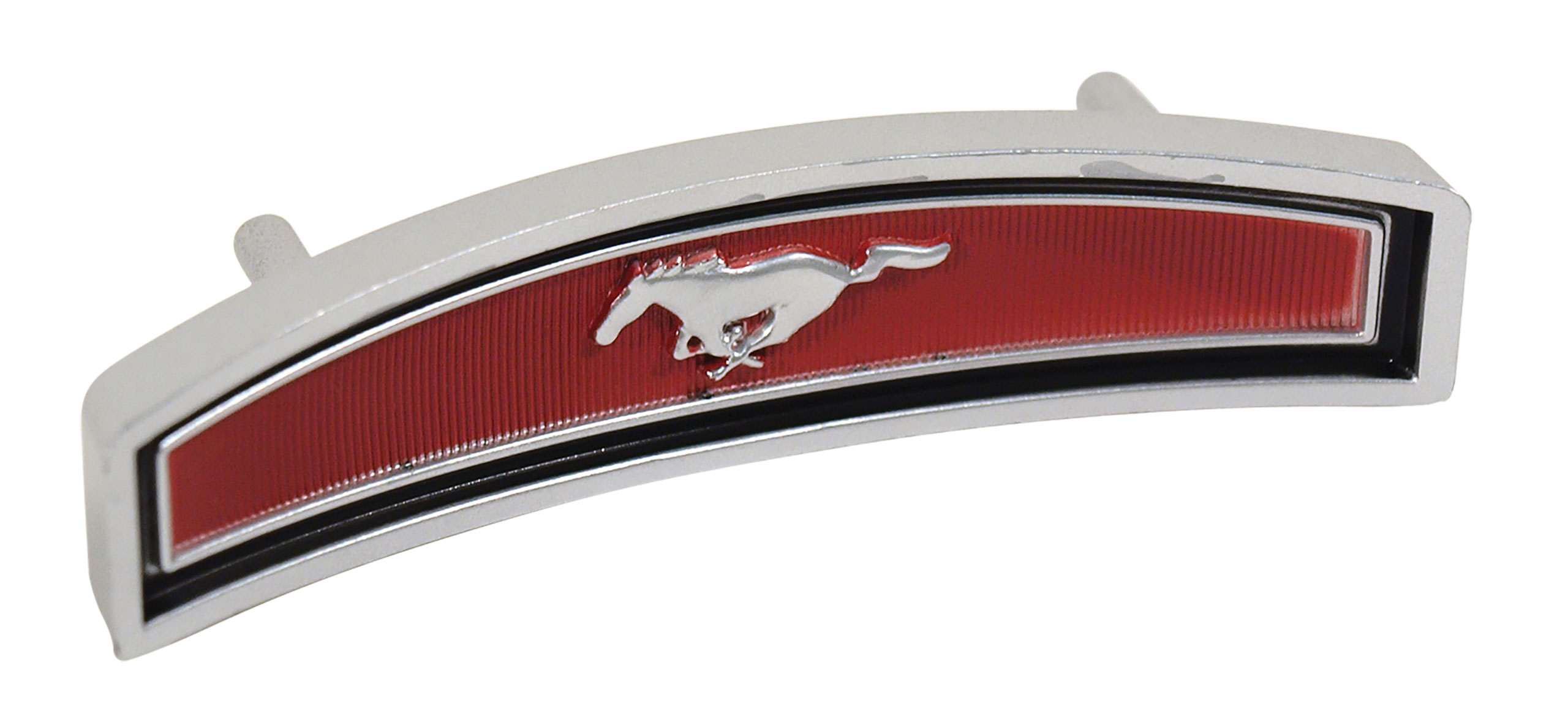 First Generation 1969-1973 Ford Mustang Running Horse Steering Wheel Emblem - 2 Spoke Wheel - Daniel Carpenter