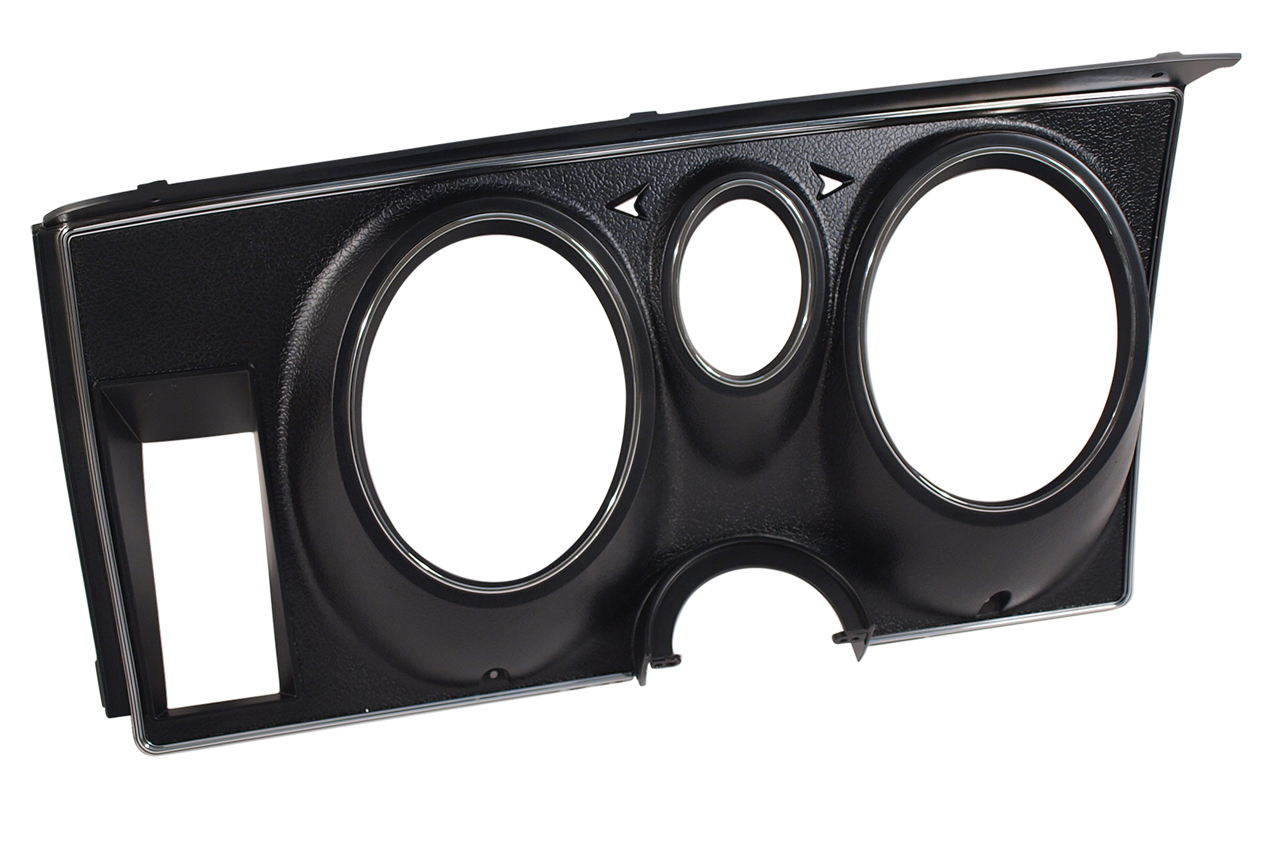 First Generation 1971-1973 Ford Mustang Black Instrument Cluster Bezel - ACP