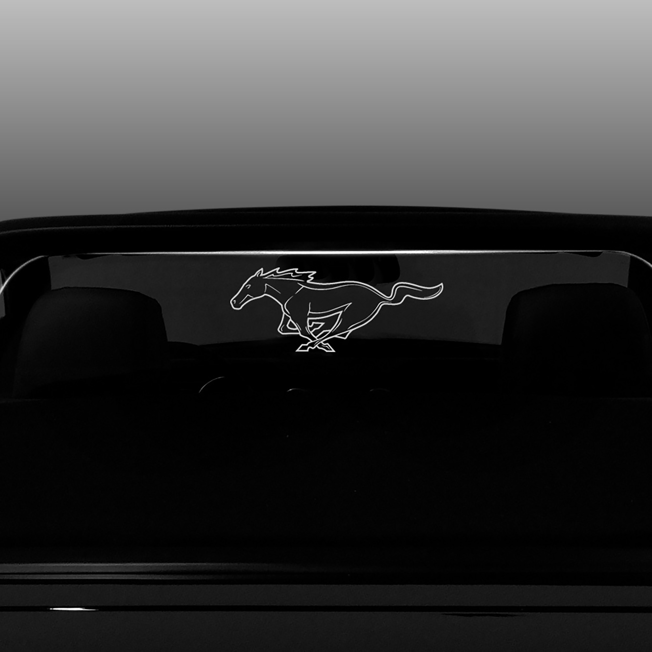 Sixth Generation 20152021 Ford Mustang Convertible Wind Deflector With
