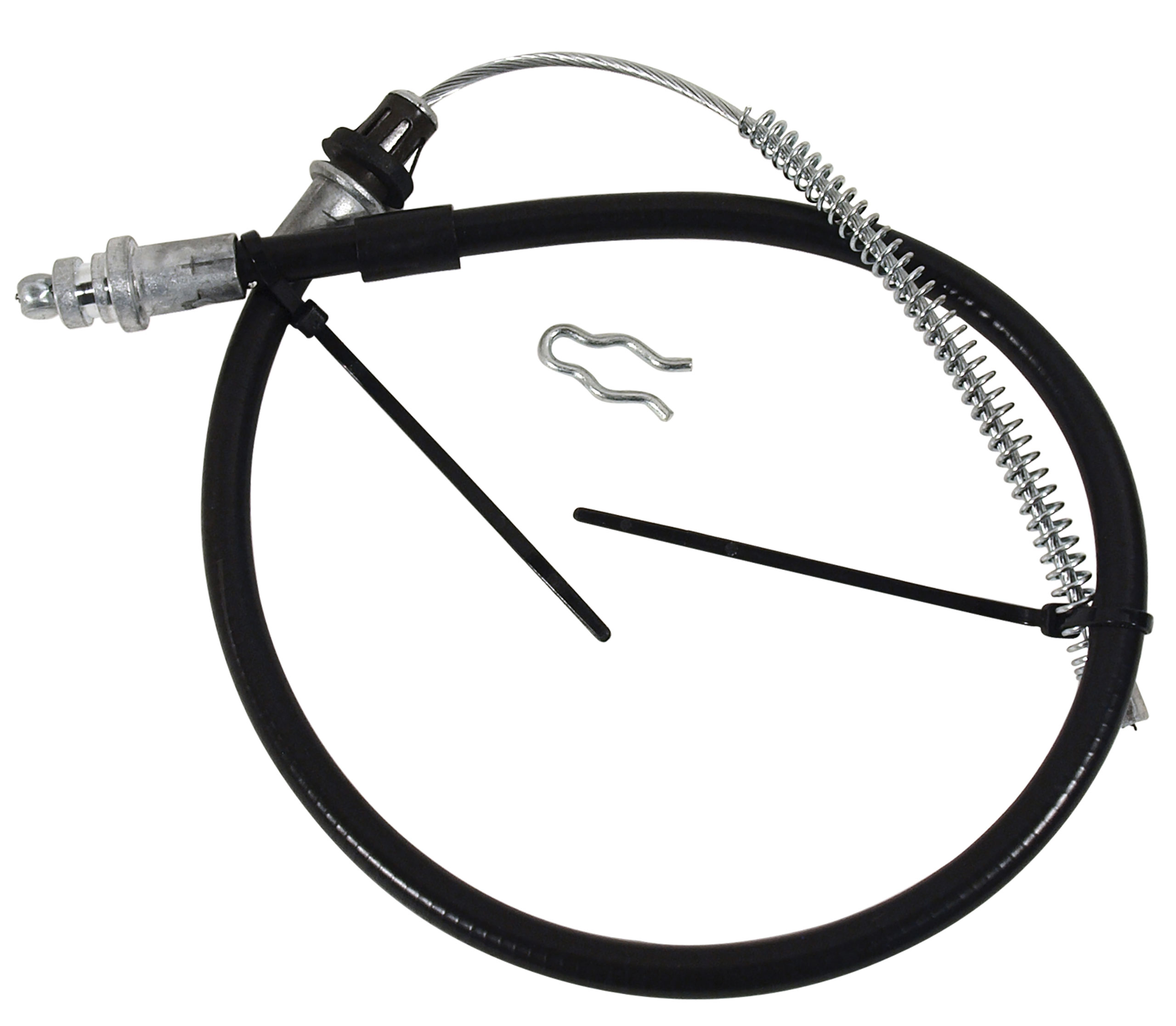 First Generation 1970-1973 Ford Mustang Rear Parking Brake Cable - 8 Cylinder - Left Hand - Auto Accessories of America
