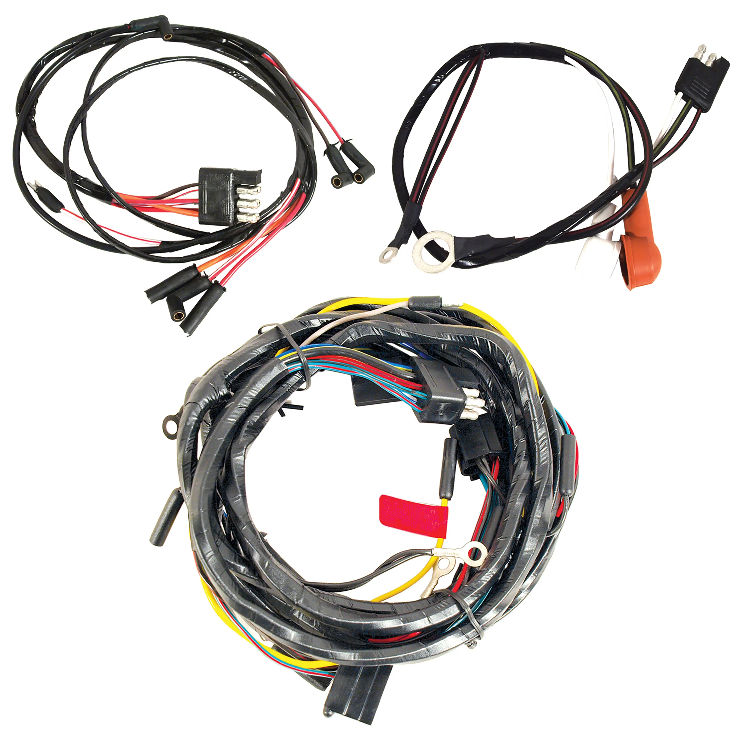 First Generation 1965 Ford Mustang Wiring Harness - 8 Cylinder - W/Gauges & 2 Speed Heater Motor - CA