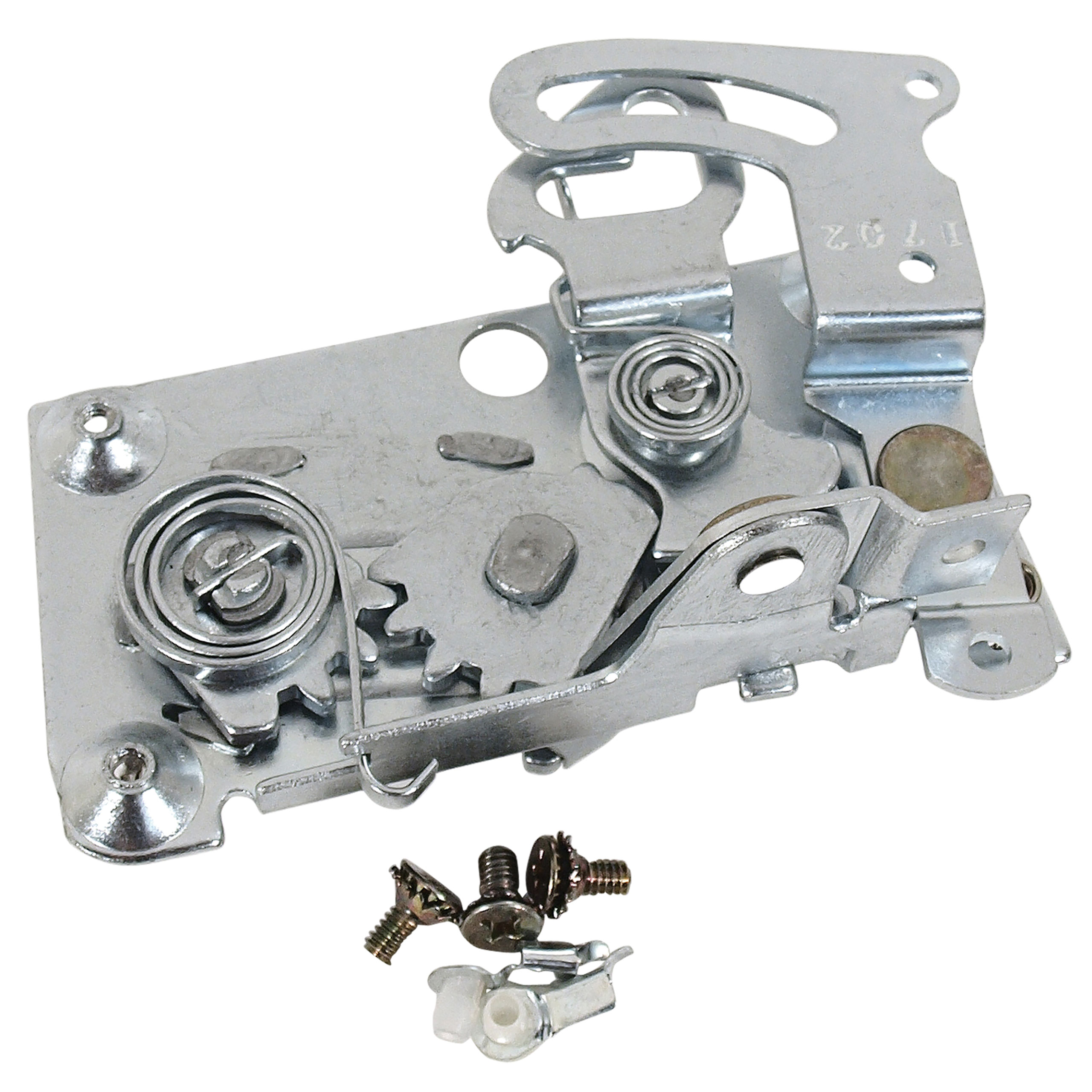 First Generation 1964-1966 Ford Mustang Door Latch Assembly - Left Hand - W/OE Style Clips - CA
