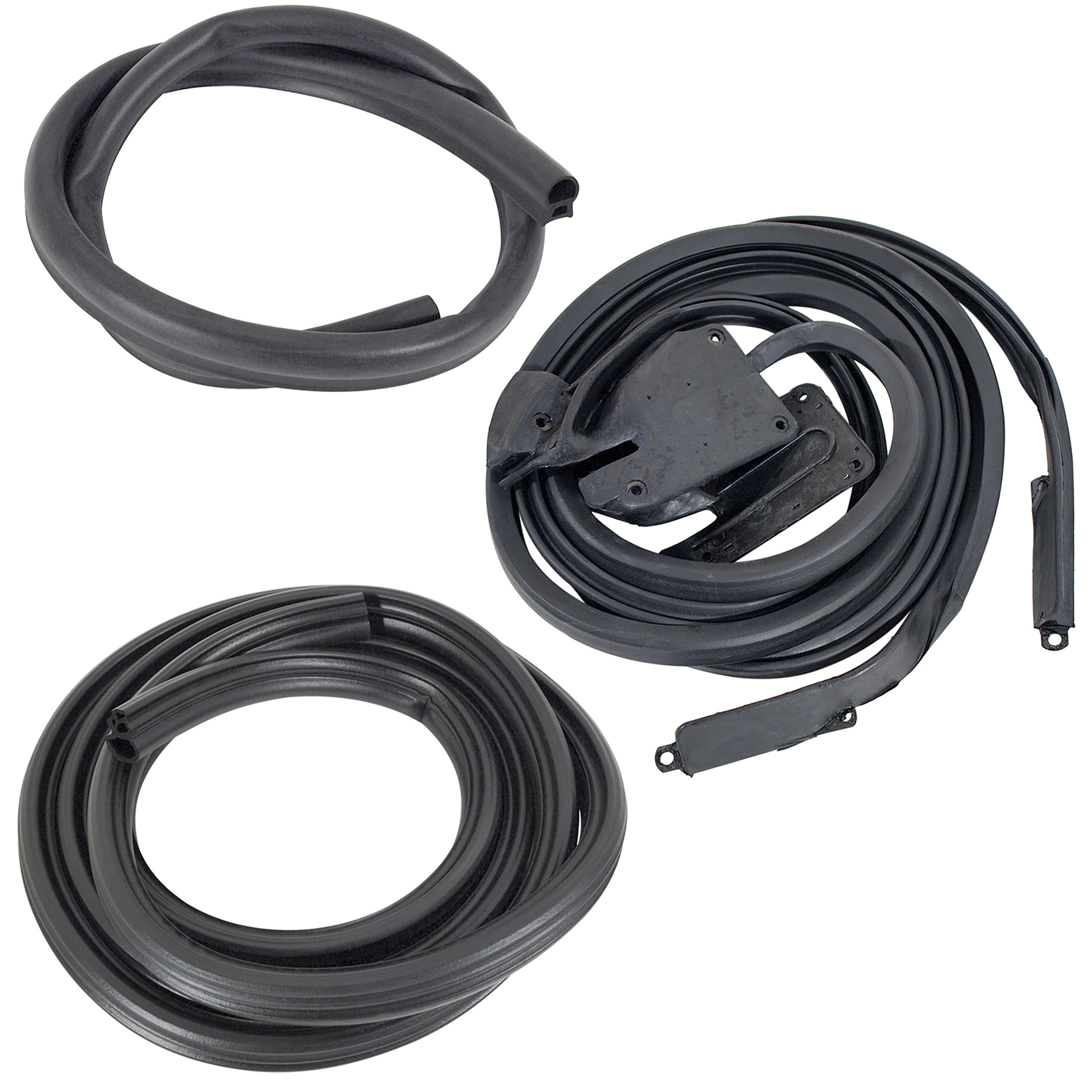 First Generation 1971-1973 Ford Mustang Convertible Body Weatherstrip Kit - Basic 4 pieces - CA