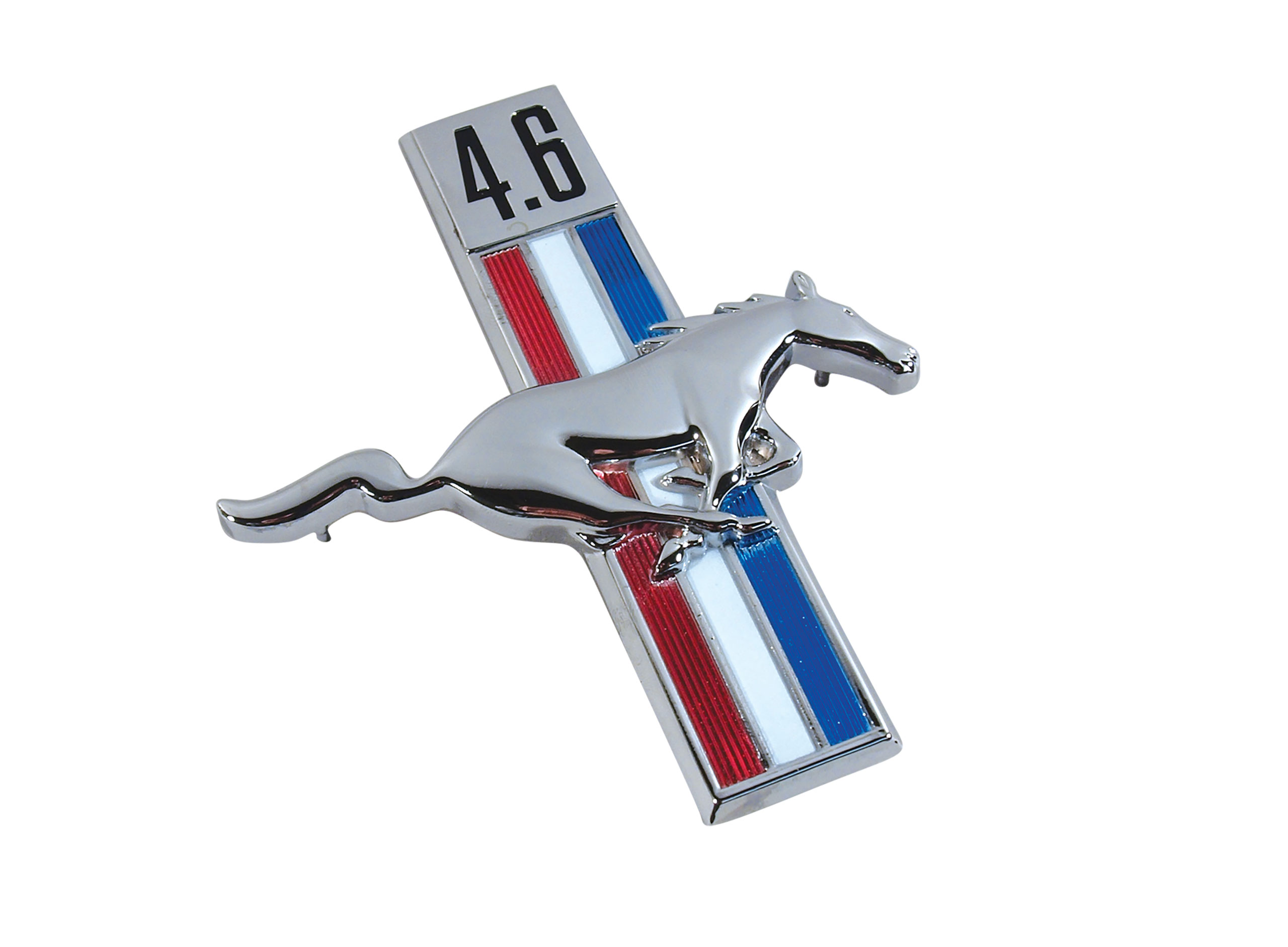 First Generation 1965-1968 Ford Mustang 4.6 Running Horse Fender Emblem - Right Hand - Scott Drake
