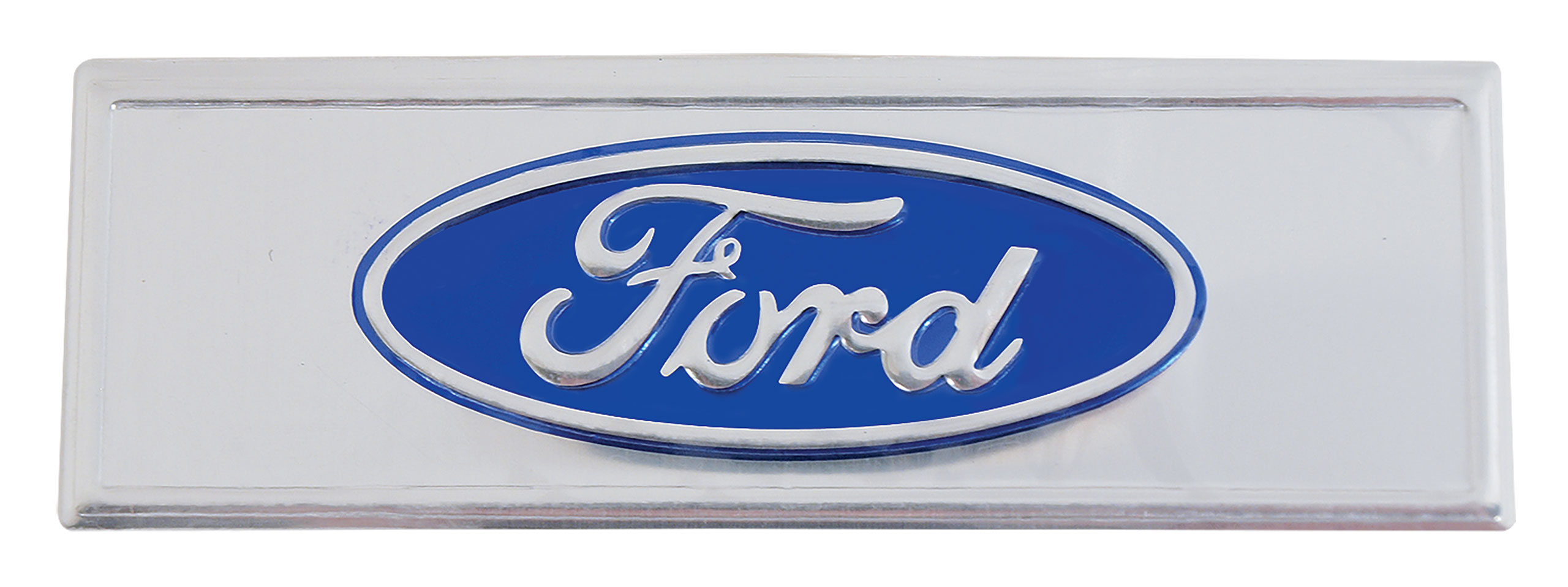 First Generation 1967-1973 Ford Mustang Blue Ford Sill Plate Emblem - Scott Drake