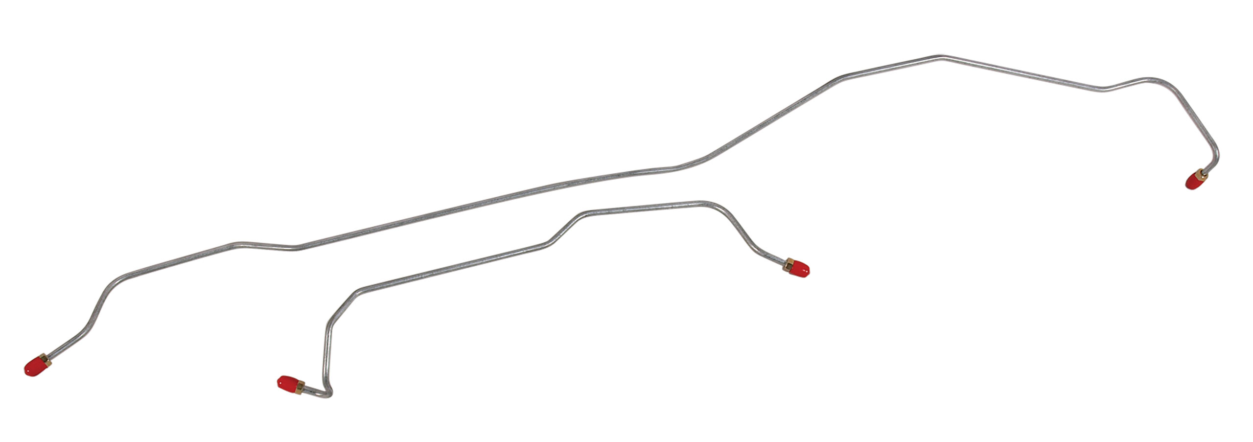 First Generation 1964-1966 Ford Mustang Rear Axle Brake Lines - 2PC - 8