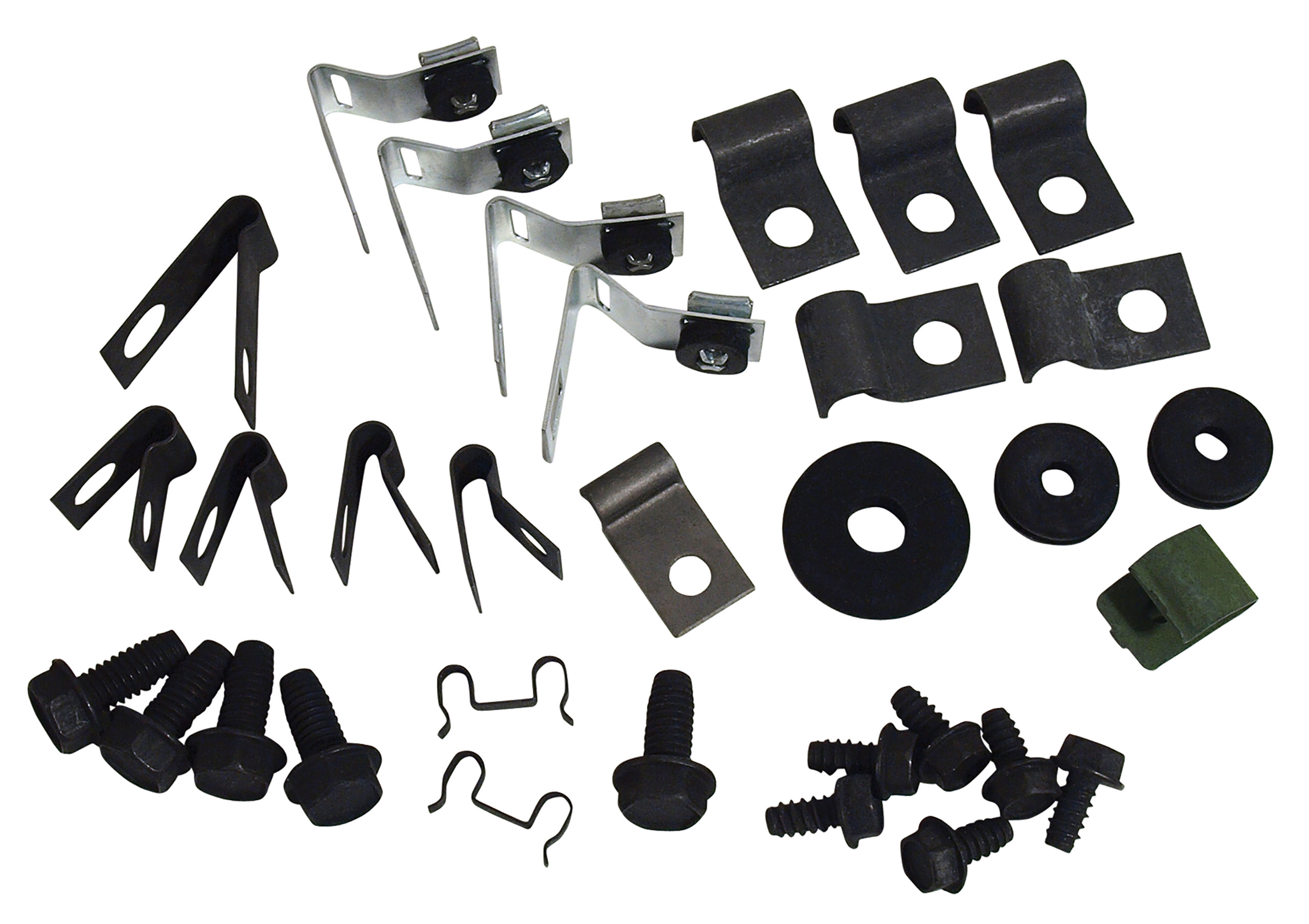 First Generation 1969 Ford Mustang Brake Line Clip Set