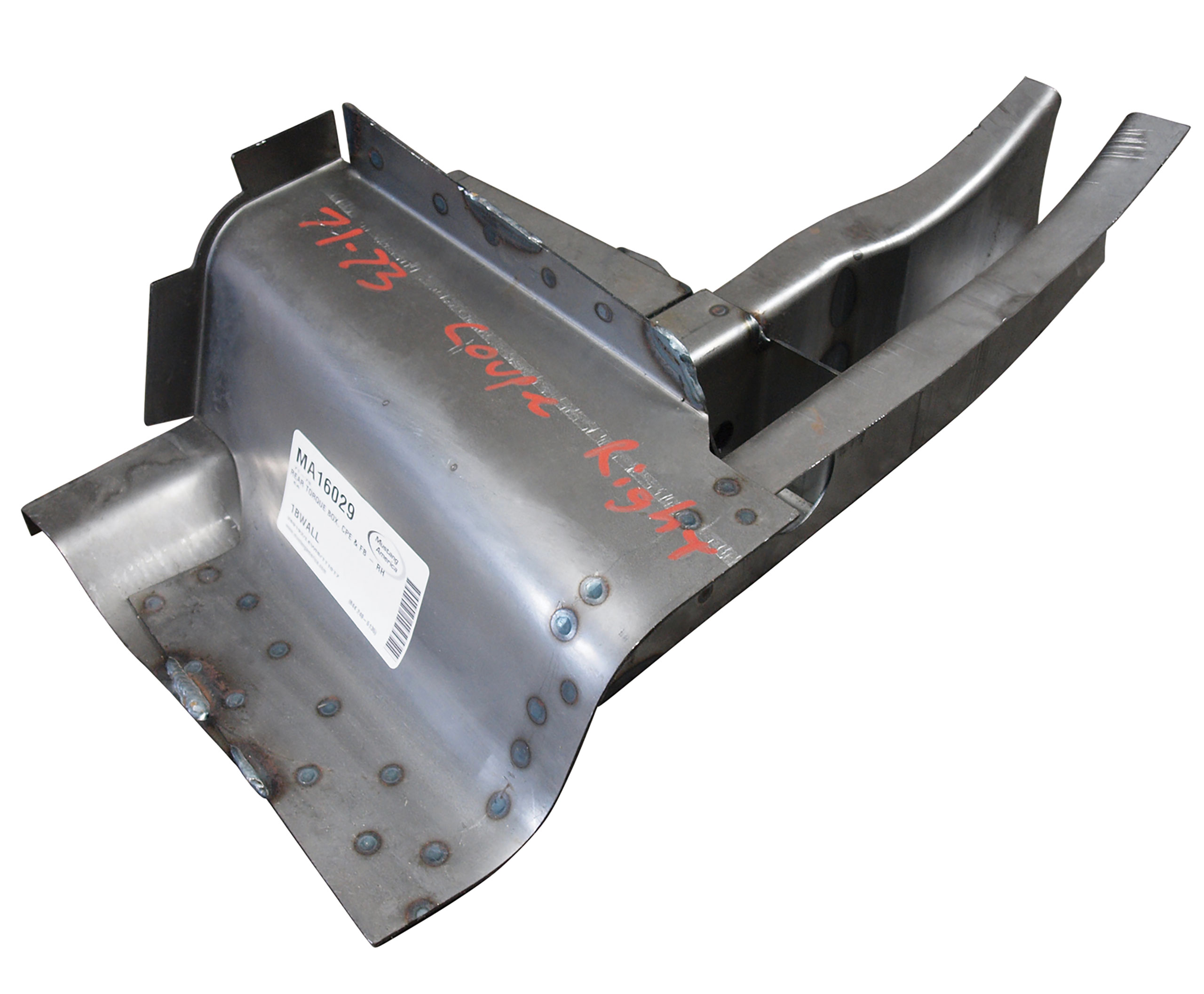 First Generation 1971-1973 Ford Mustang Rear Torque Box - Coupe & Fastback - Right Hand - CA