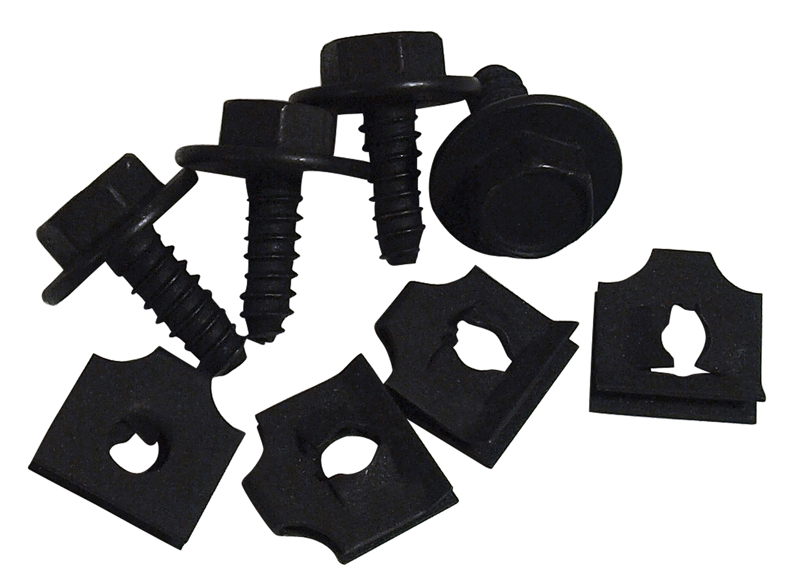 First Generation 1968-1973 Ford Mustang Fan Shroud Mounting Kit - 8 pieces - CA