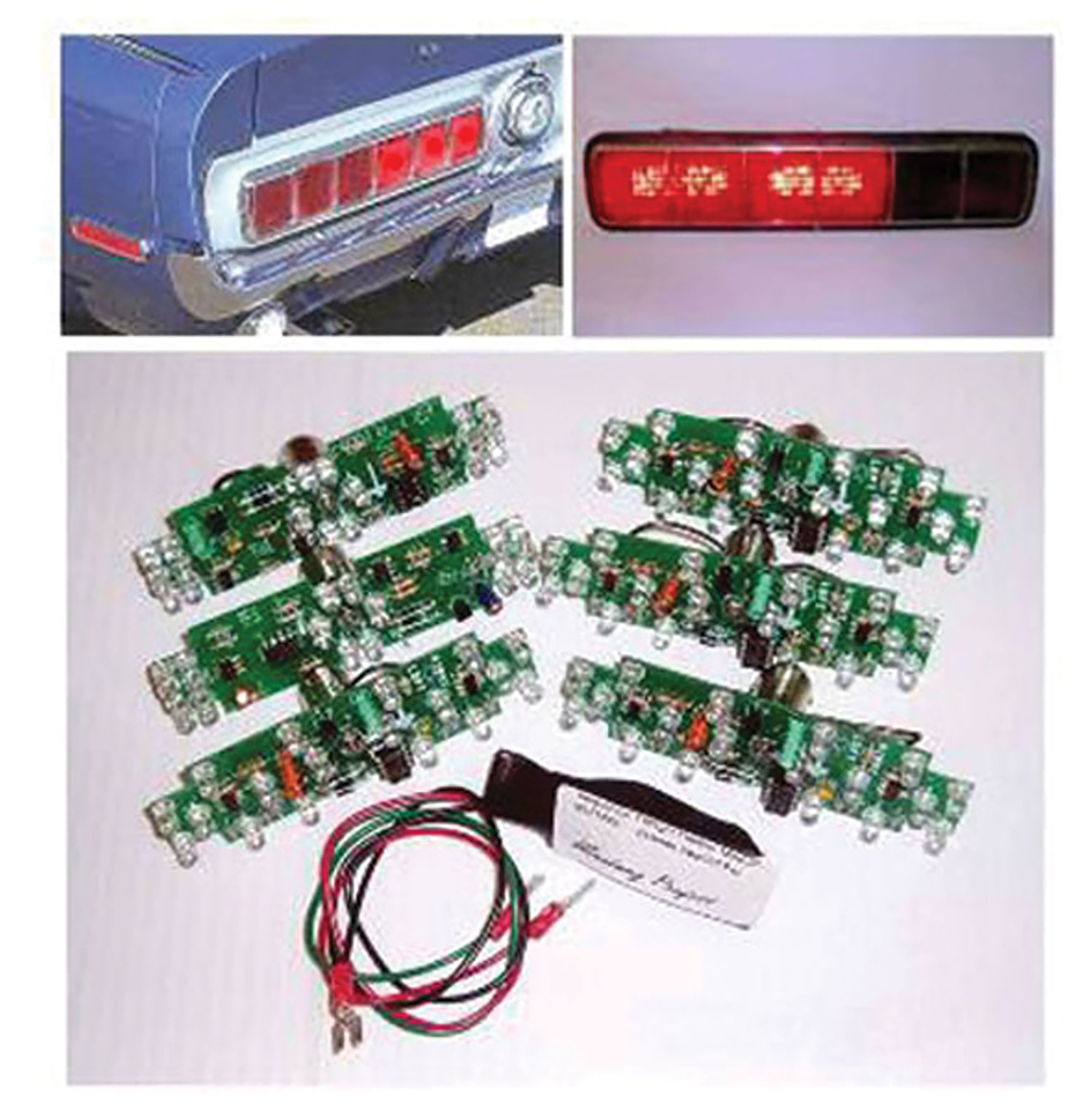 First Generation 19671968 Ford Mustang LED Tail Light Kit Sequential Shelby & California