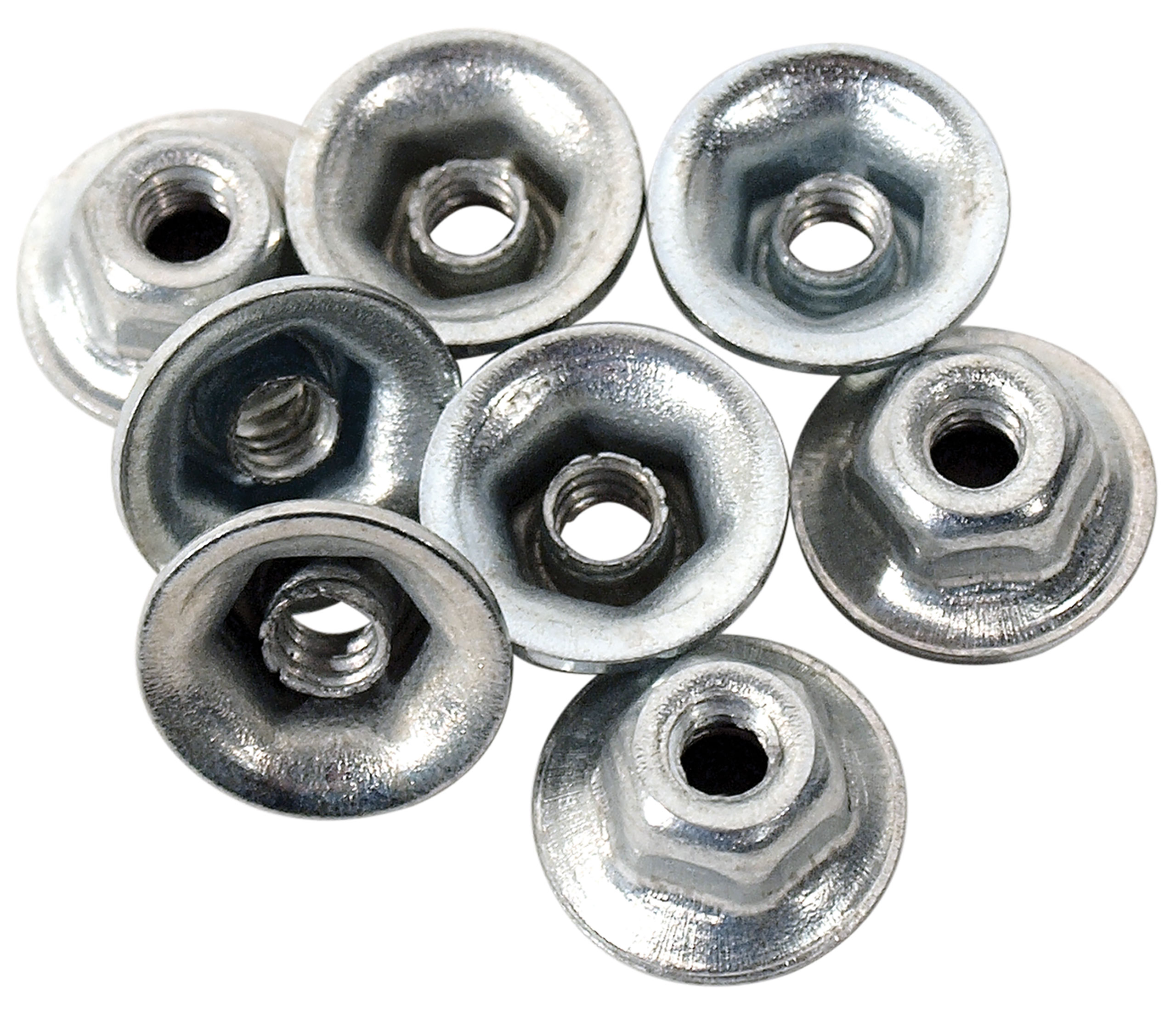 First Generation 1964-1966 Ford Mustang Tail Light Housing Mounting Nut Set - 8 pieces - CA