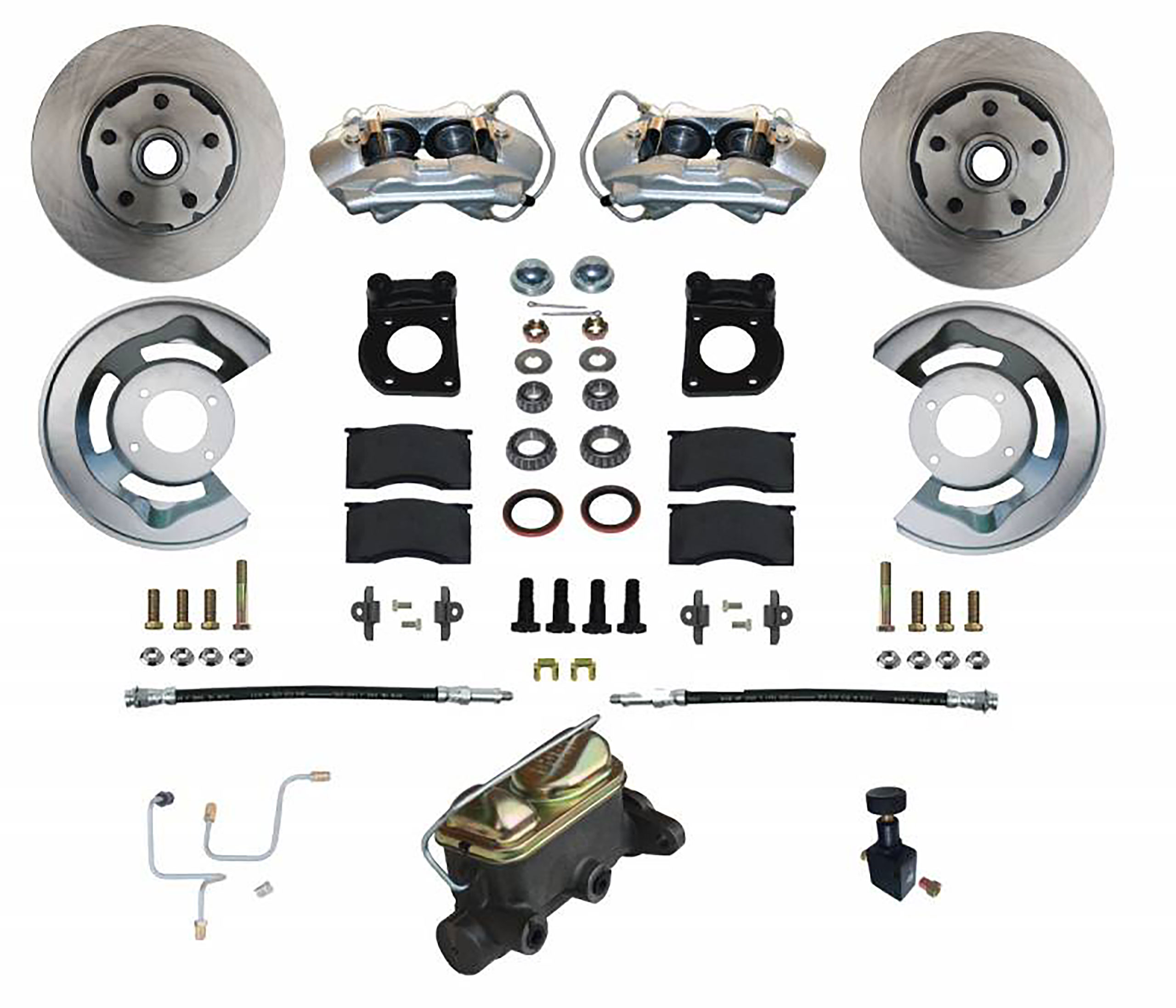 First Generation 1964-1966 Ford Mustang Front Drum to Manual Disc Brake Conversion Kit - Leed Brakes