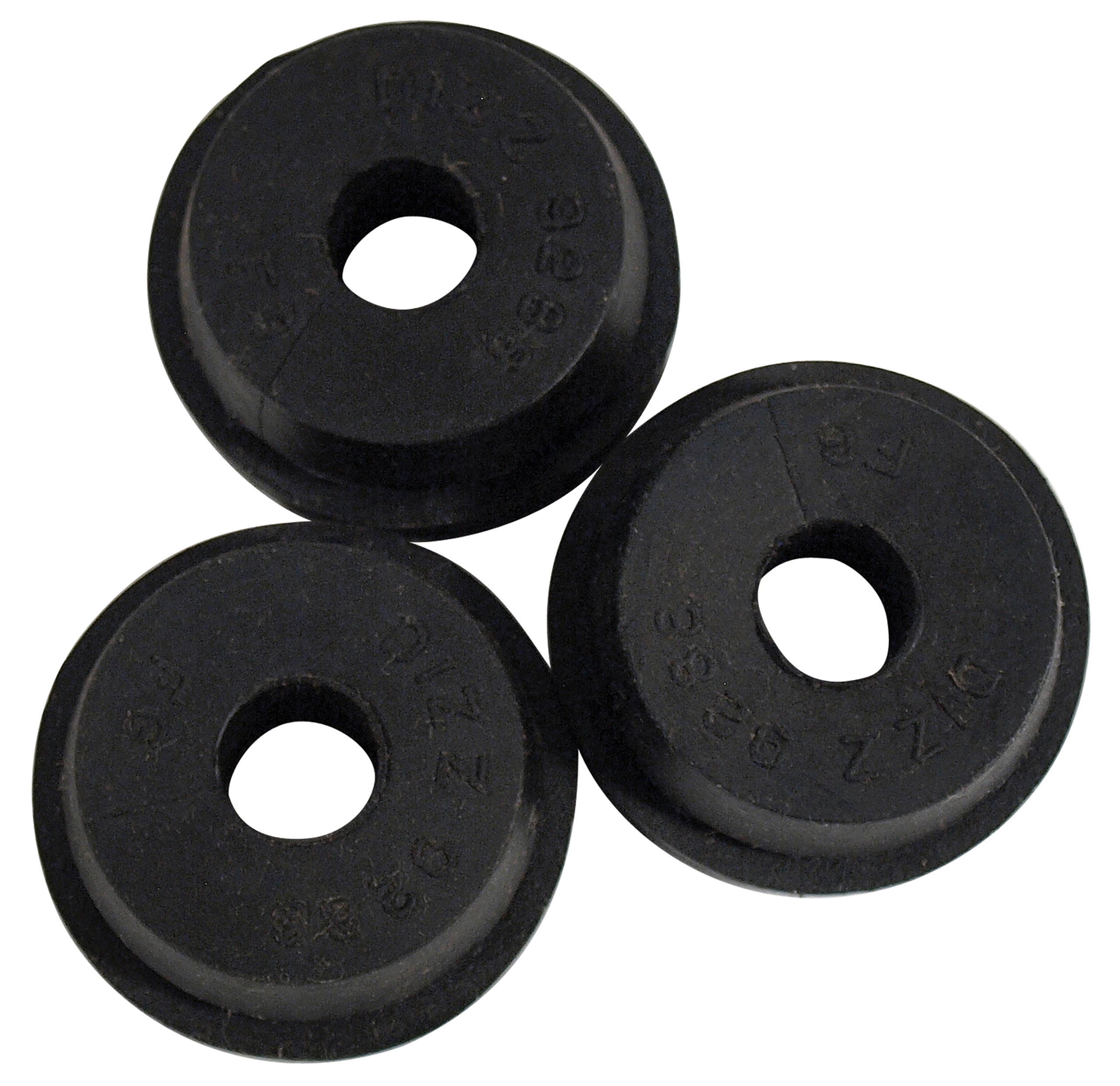 First Generation 1971-1973 Ford Mustang Fuel Line Grommets - 3 pieces - CA