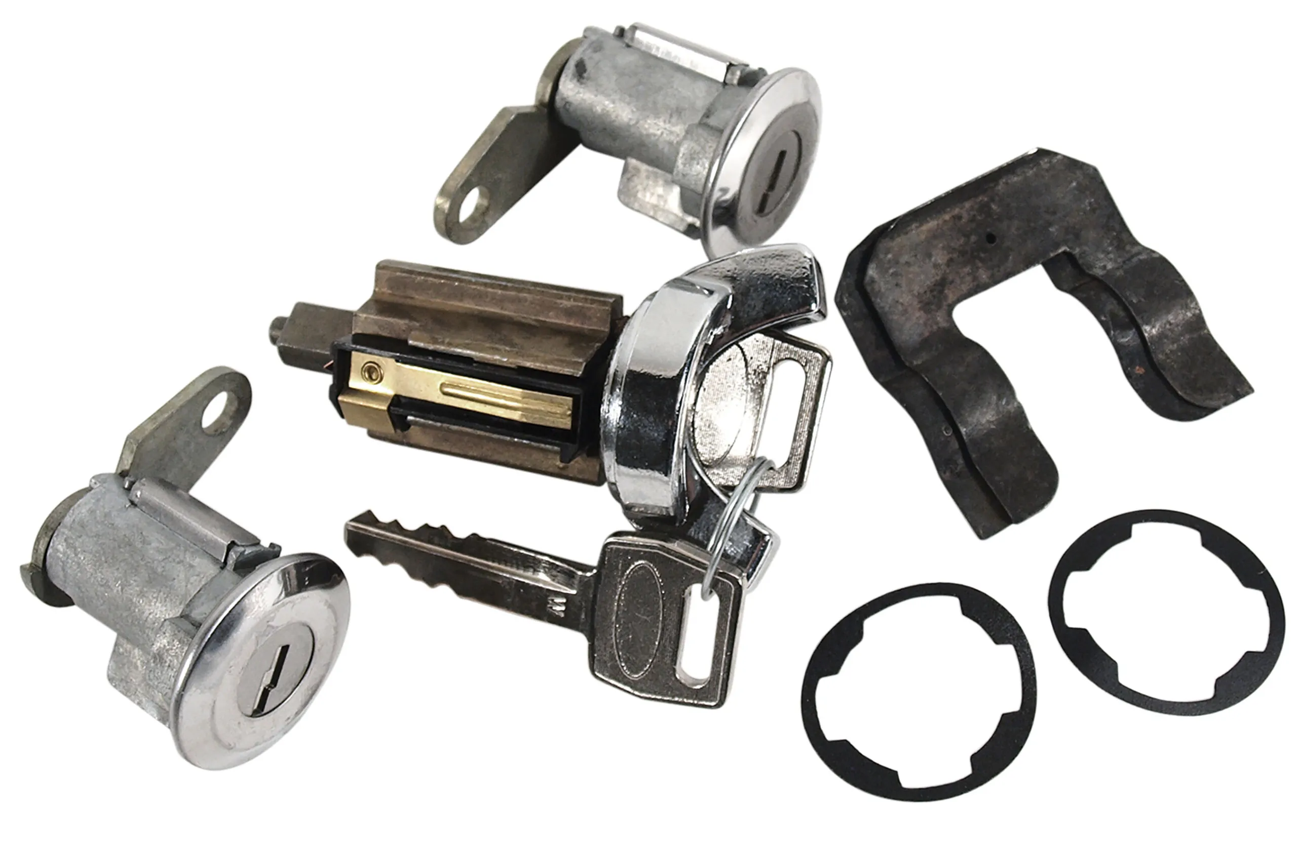 First Generation 1970-1973 Ford Mustang Ignition & Door Kits - Original (Before 5/14/73) - Auto Accessories of America
