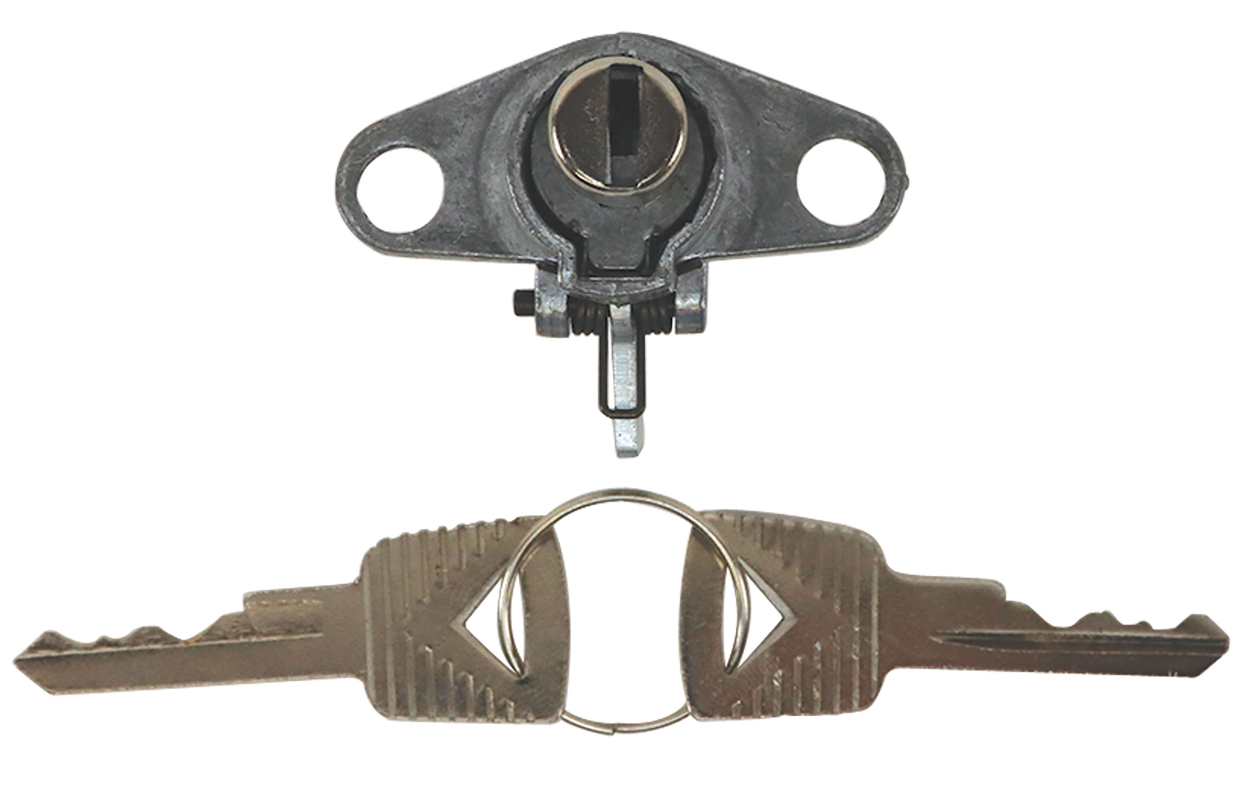 First Generation 1964-1965 Ford Mustang Glovebox Locks - W/Keys Standard - W/Curved Door - Auto Accessories of America