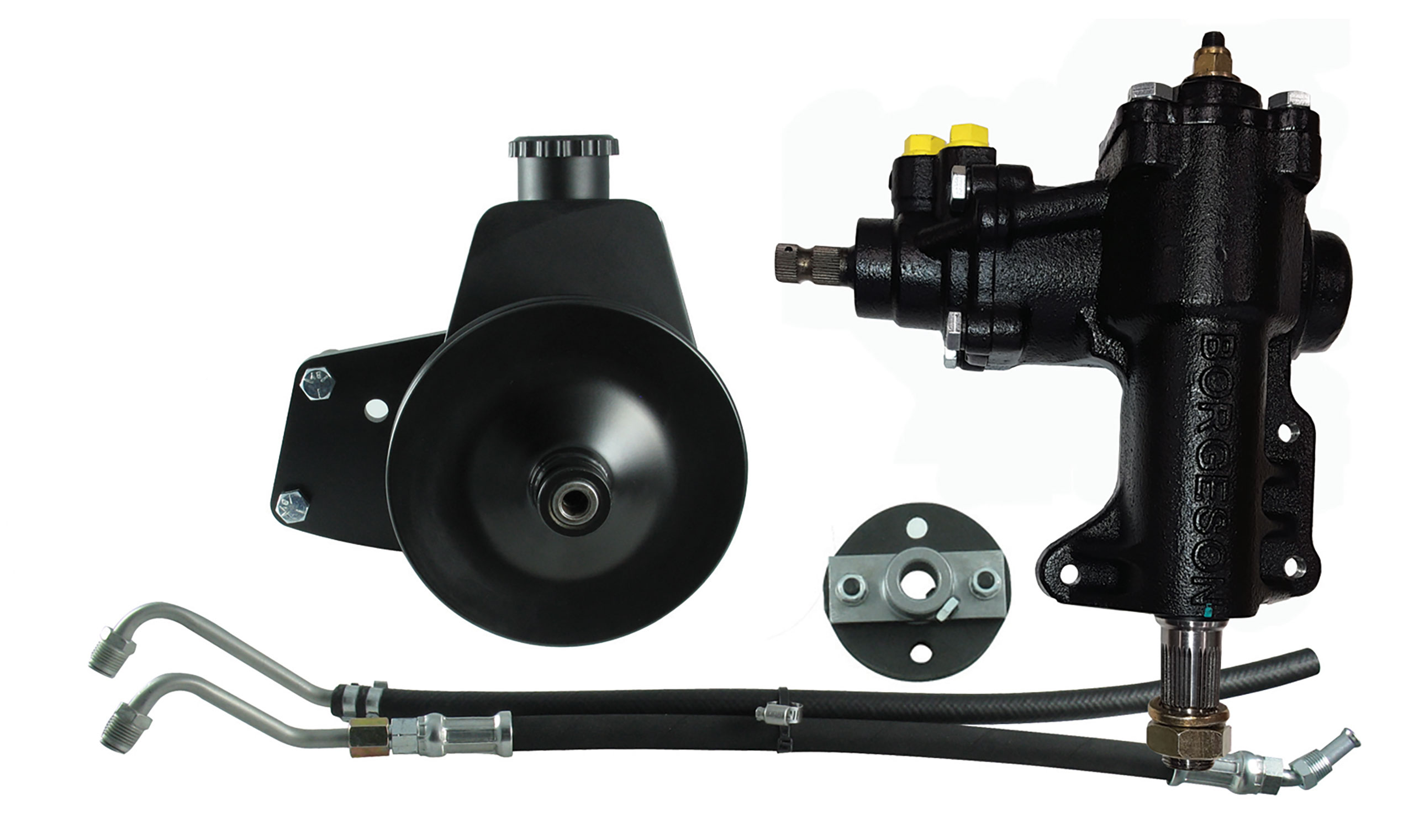 First Generation 1968-1970 Ford Mustang Power Steering Conversion Kit - Manual 289/302/351W - Borgeson Universal