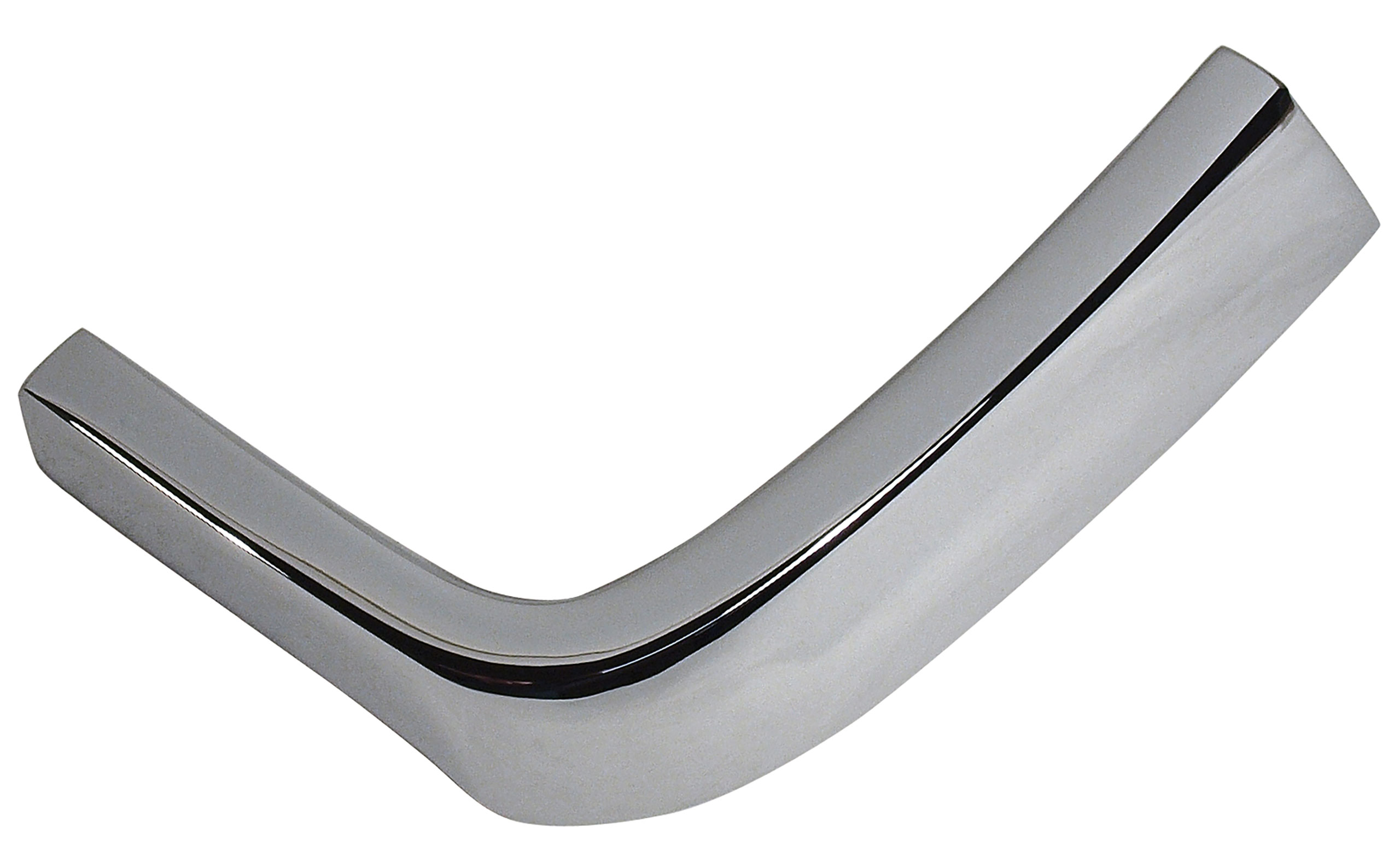 First Generation 1971-1972 Ford Mustang Fender Extension Molding - RH - Chrome - CA