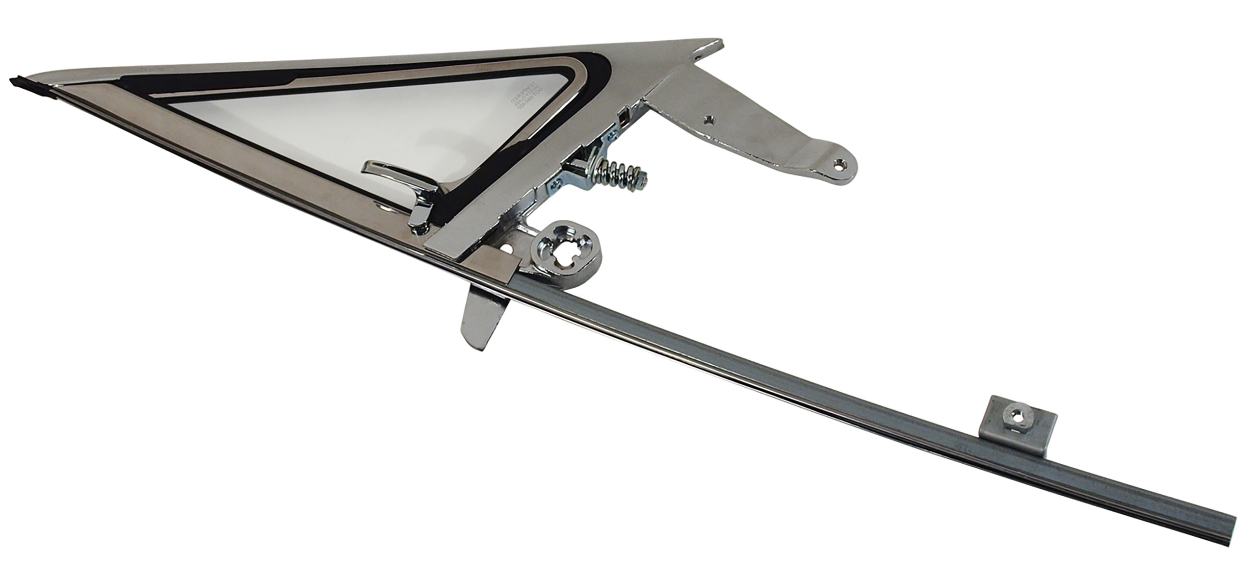First Generation 1964-1966 Ford Mustang Vent Window Assembly - Clear Glass - Left Hand - Auto Accessories of America