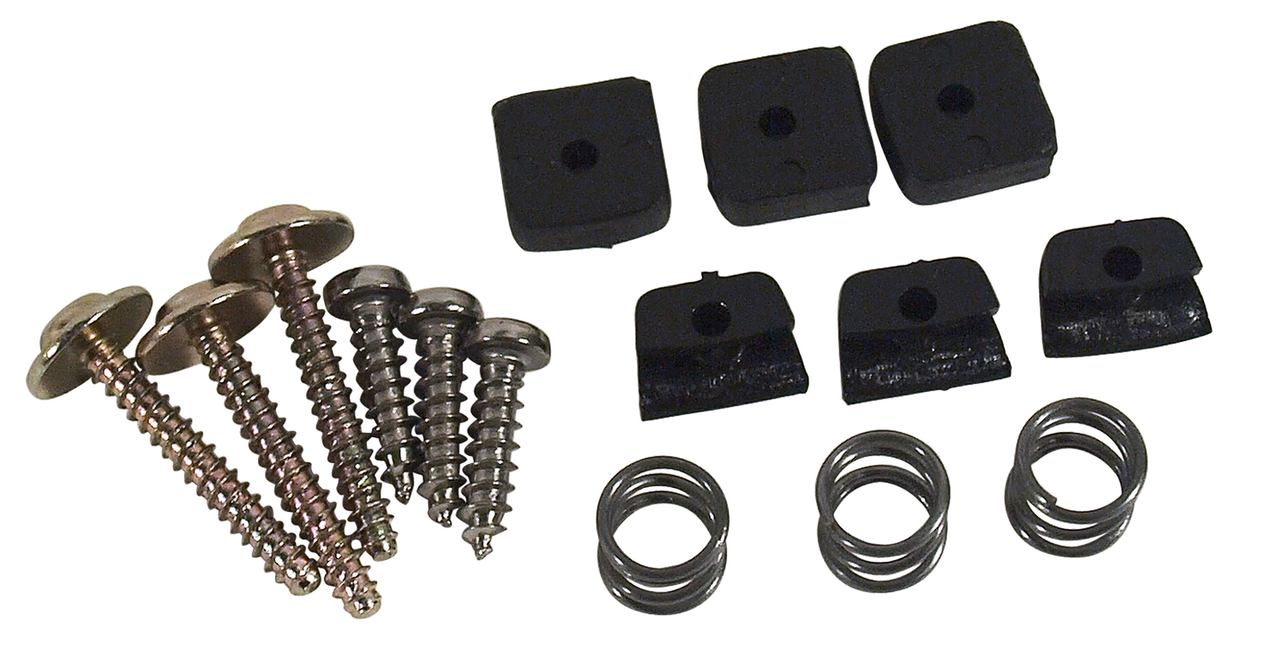 First Generation 1965-1967 Ford Mustang Horn Ring Insulator Hardware Kit - Deluxe - 15 Pieces - ACP