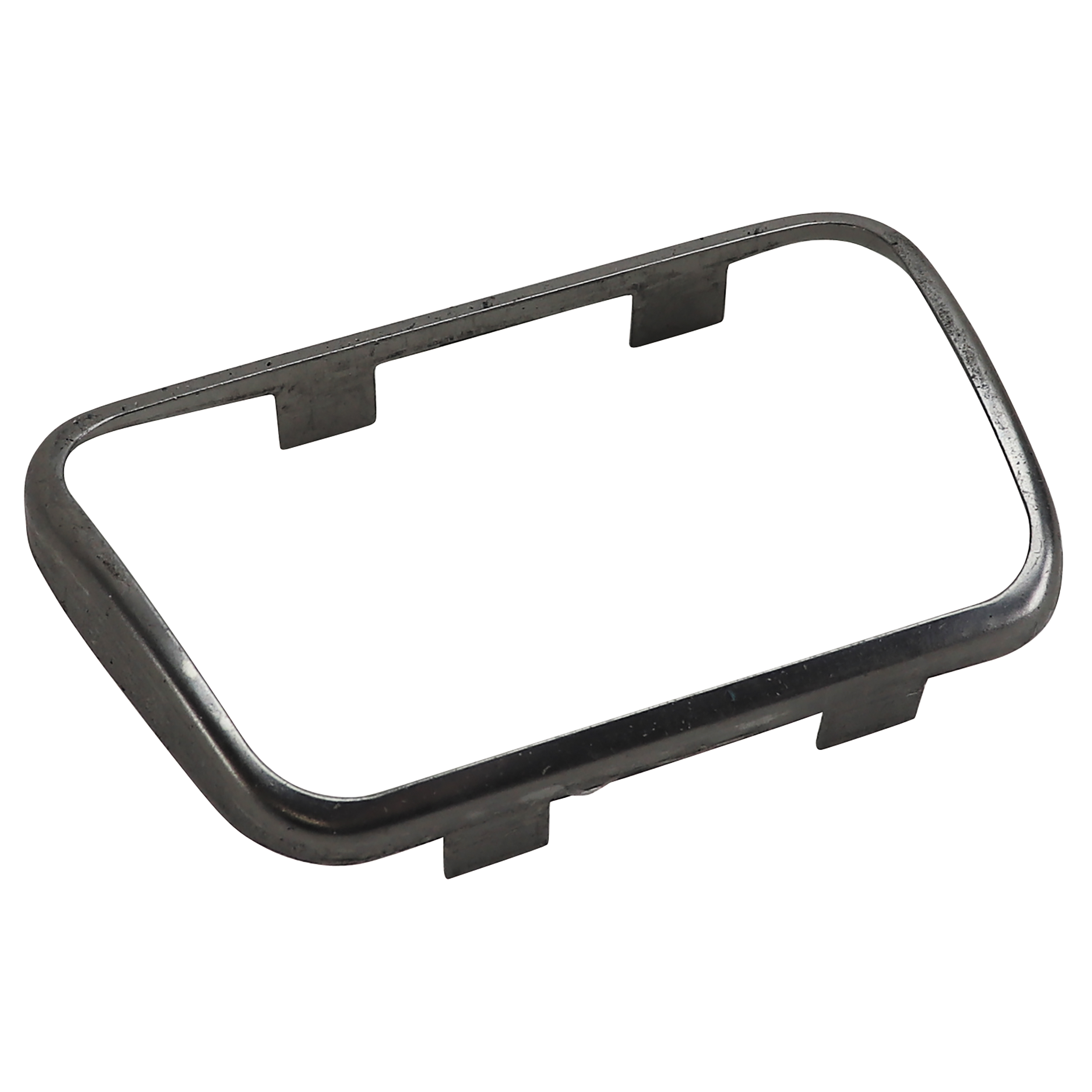 First Generation 1965-1968 Ford Mustang Clutch Pedal Pad Trim - Stainless Steel - Daniel Carpenter