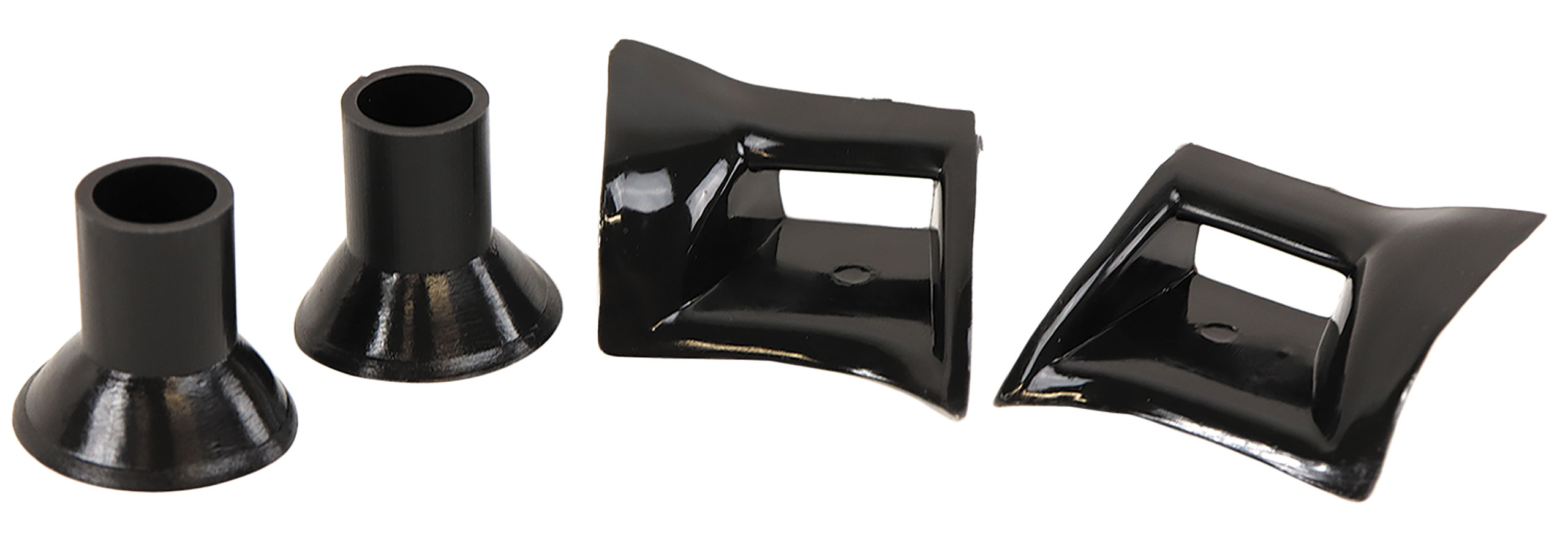 Third Generation 1983-1993 Ford Mustang Convertible Top Latch Catches & Guides - Daniel Carpenter