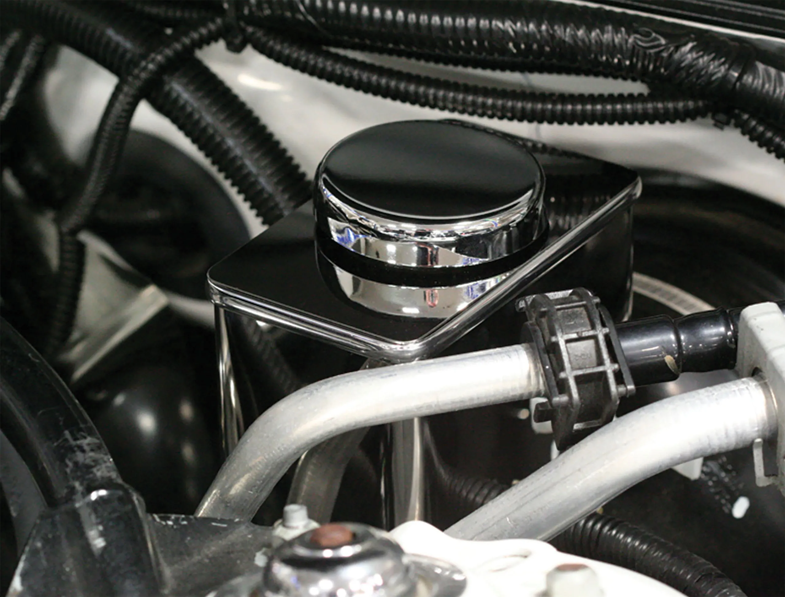 Fifth Generation 2005-2009 Ford Mustang Master Cylinder Cover - Stand Alone - ACC-273010 - American Car Craft