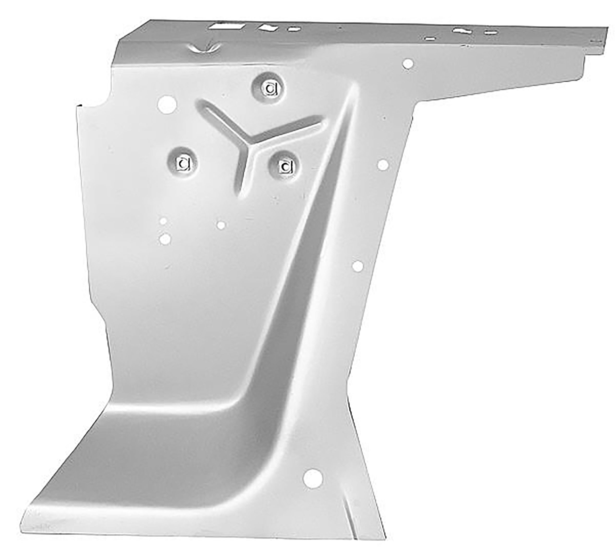 First Generation 1965-1966 Ford Mustang Fender Apron, Rear LH - 3630FRWT - Dynacorn