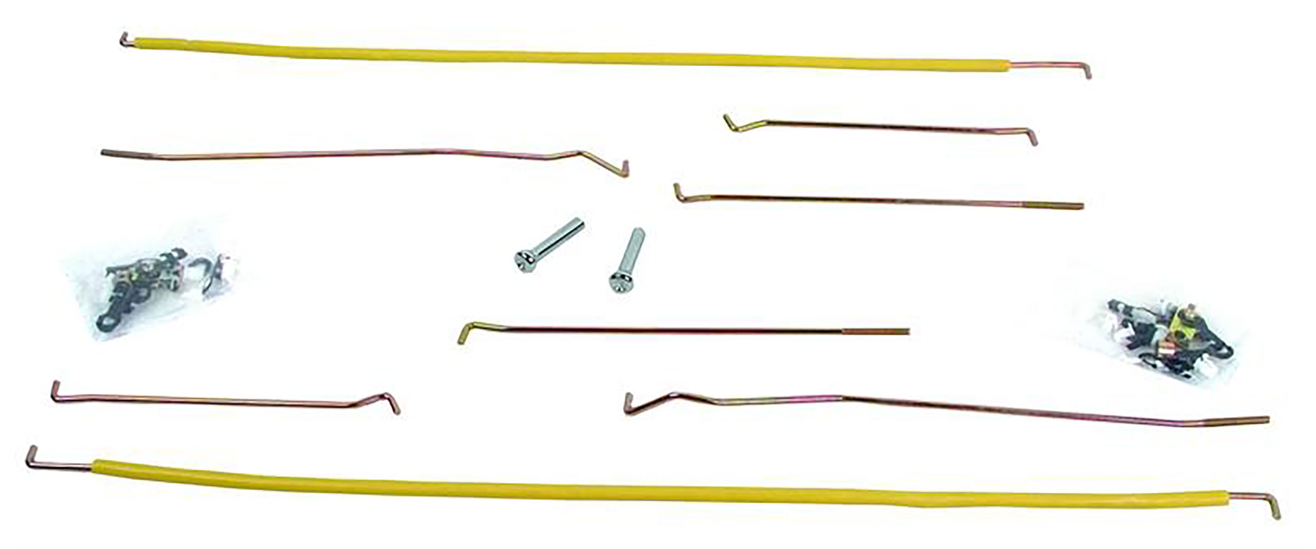 First Generation 1967-1968 Ford Mustang Door Latch Control Rod Set - Dynacorn