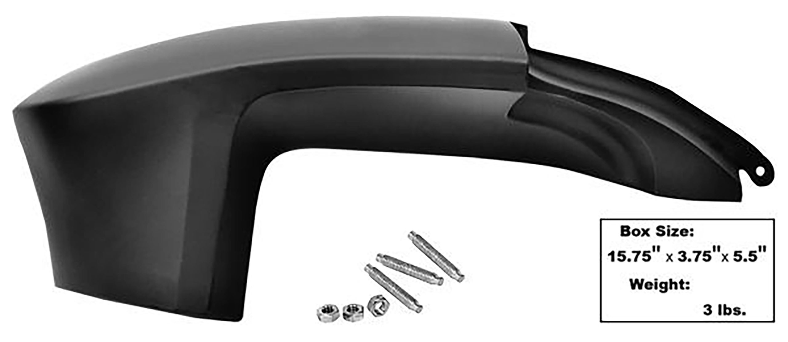 First Generation 1967-1968 Ford Mustang Fastback Quarter Panel Extension, RH - M3504 - Dynacorn