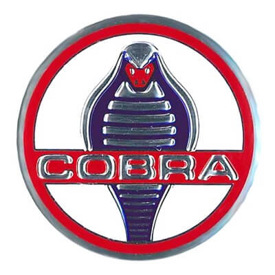 1964-2022 Ford Mustang Classic Cobra Emblem Aluminum Keychain - ACC-COBRA-EMB - Scott Drake