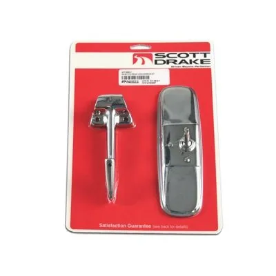 First Generation 1964-1966 Ford Mustang Rear View Mirror And Arm Kit - KIT-MIR-1 - Scott Drake