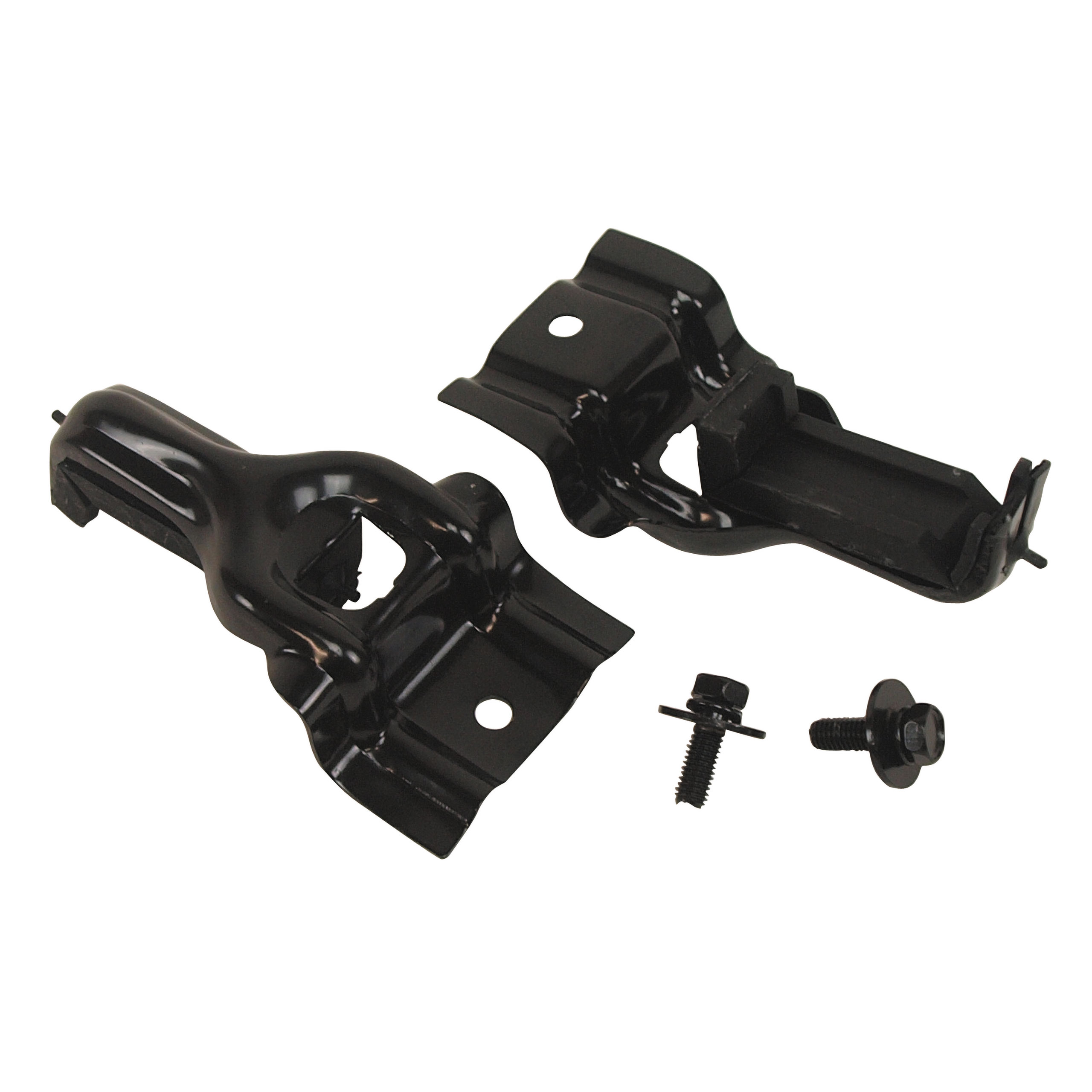 Third Generation 1979-1993 Ford Mustang RADIATOR SUPPORT BRACKETS PAIR BLAC - Auto Accessories of America