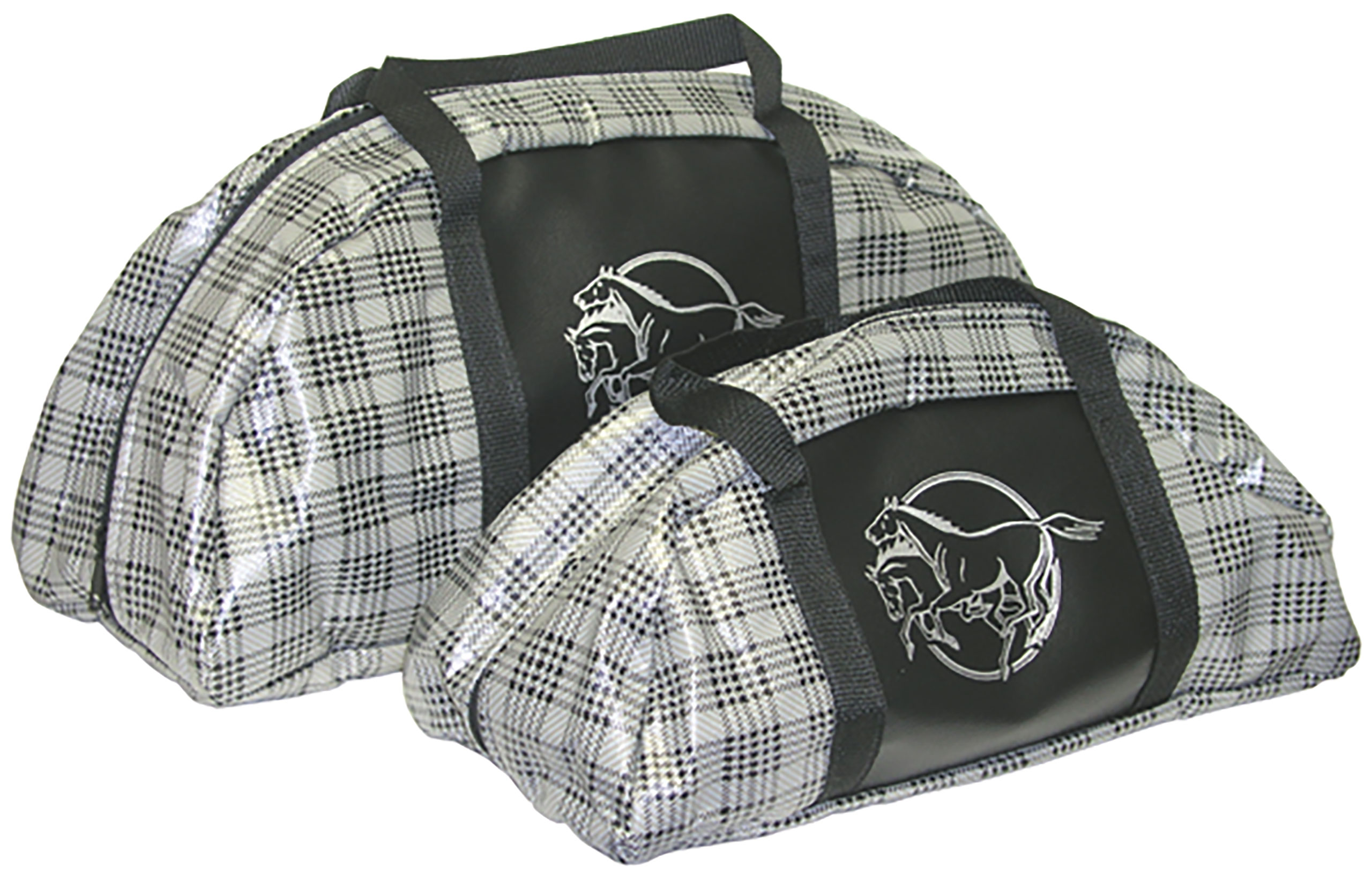First Generation 1965-1973 Ford Mustang Large Plaid Tote Bag - TB-FM-L-PLD - Scott Drake