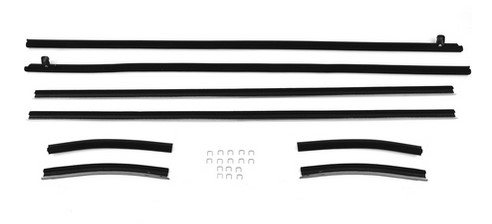 First Generation 1969-1970 Ford Mustang Door Felts - Inner & Outer - Coupe - ACP