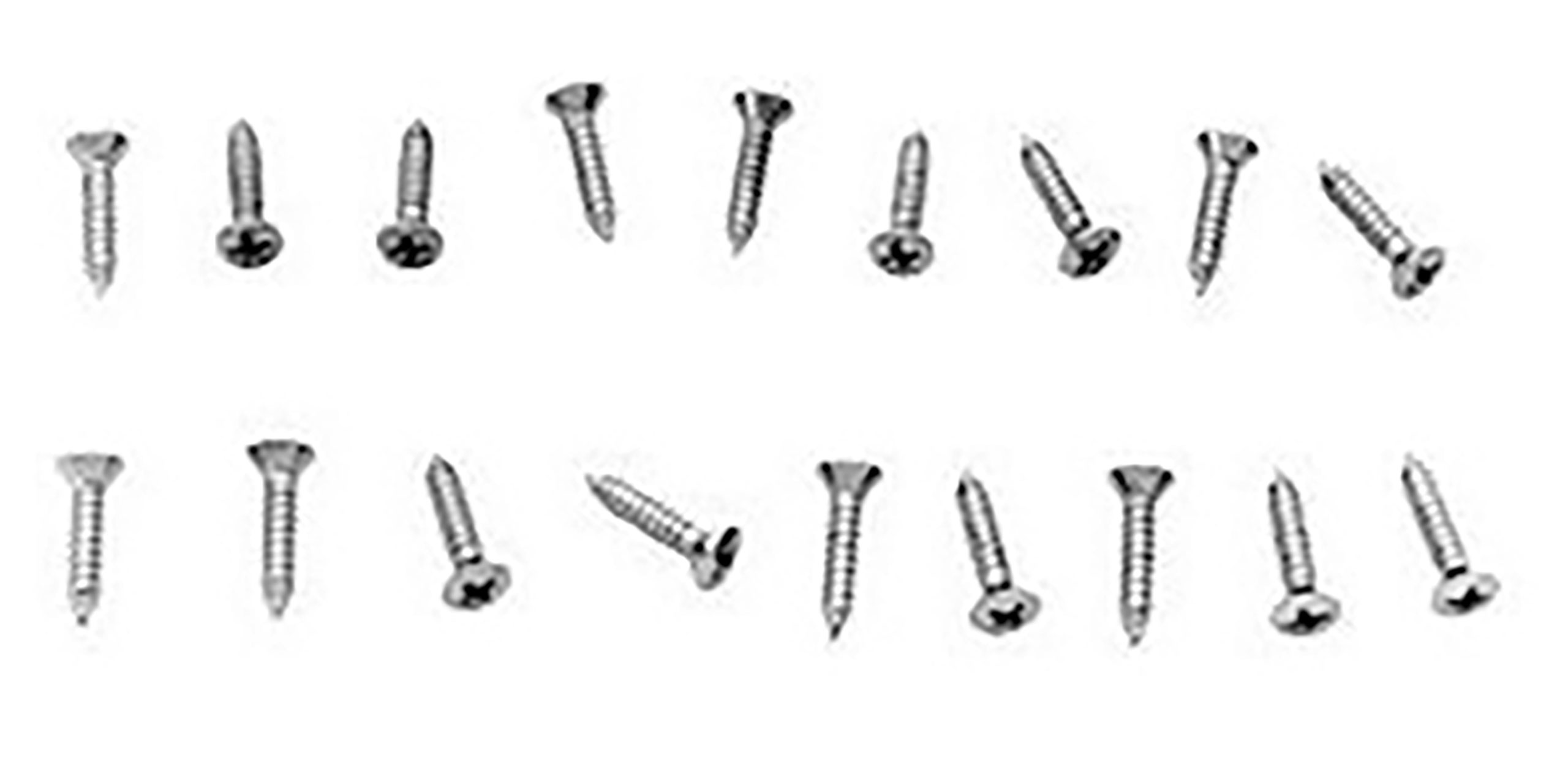 First Generation 1964-1968 Ford Mustang Sill Plate Screw Kit - Scott Drake