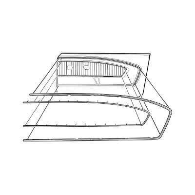 First Generation 1965-1966 Ford Mustang Pony Interior Door Panel Molding, RH - C5ZZ-652042-70 - Scott Drake