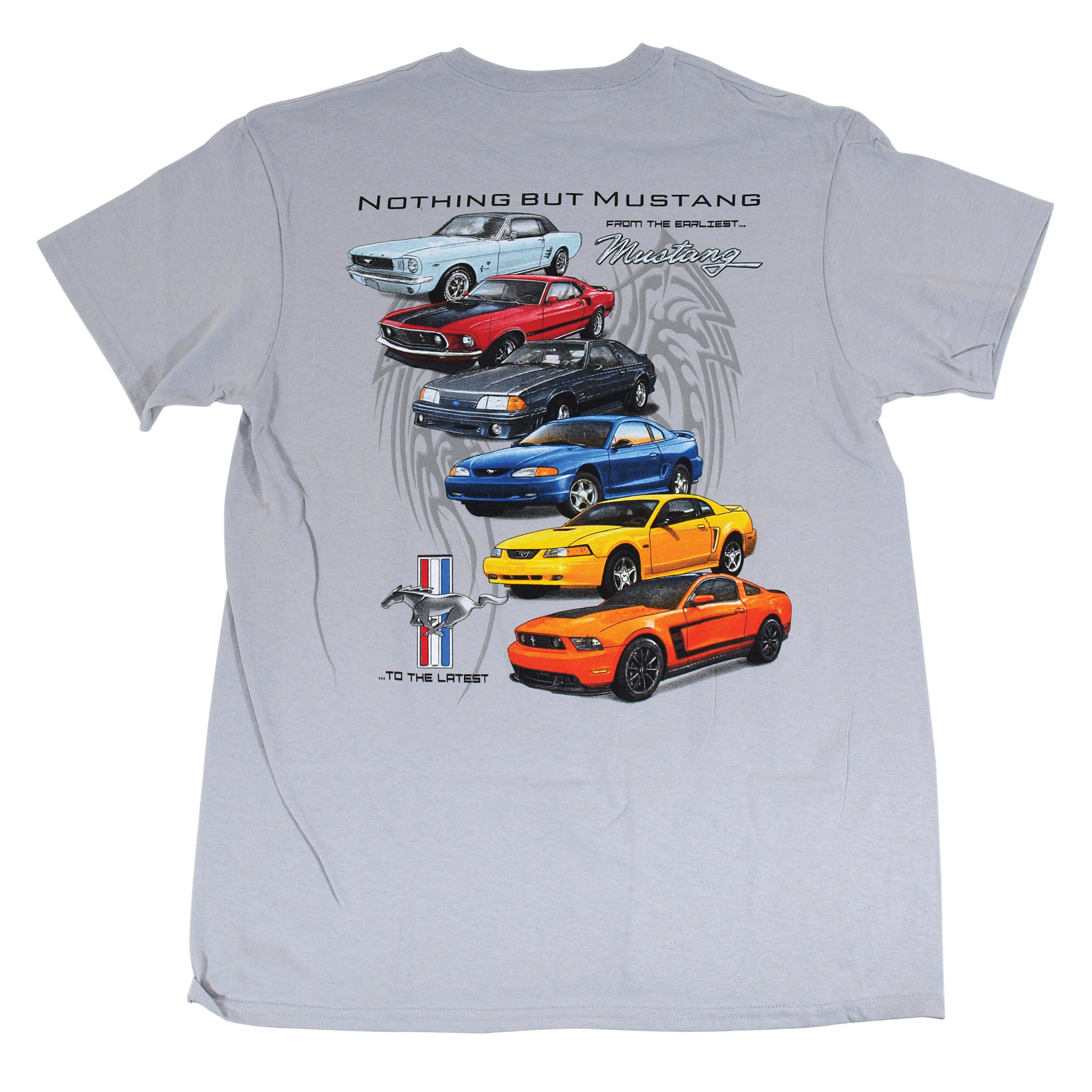 1964-2021 Ford Nothing But Mustang T-Shirt - Gray - Choose Size - Auto Accessories Of America