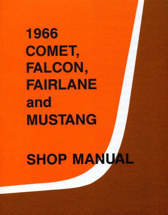 First Generation 1966 Ford Mustang SHOP MANUAL CD-ROM - Auto Accessories of America