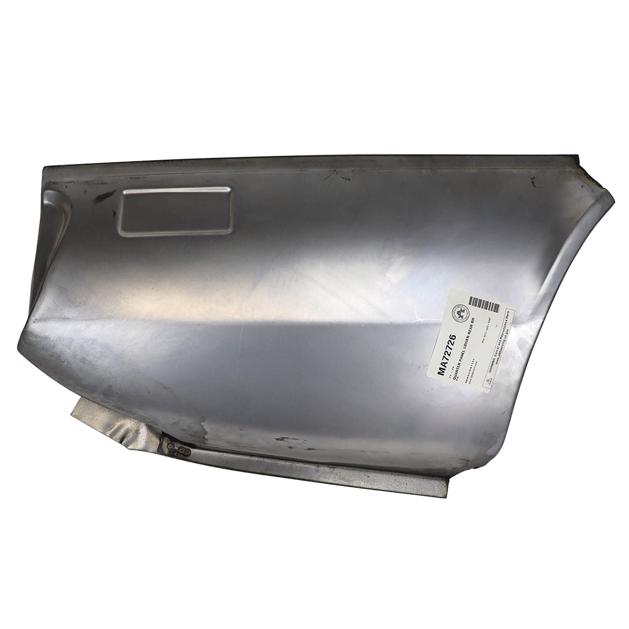 First Generation 1971-1973 Ford Mustang QUARTER PANEL LOWER REAR RH - Auto Accessories of America