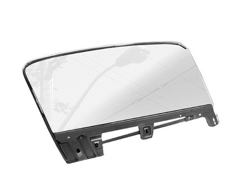 First Generation 1967-1968 Ford Mustang DOOR GLASS KIT FASTBACK RH - 3614D - Dynacorn