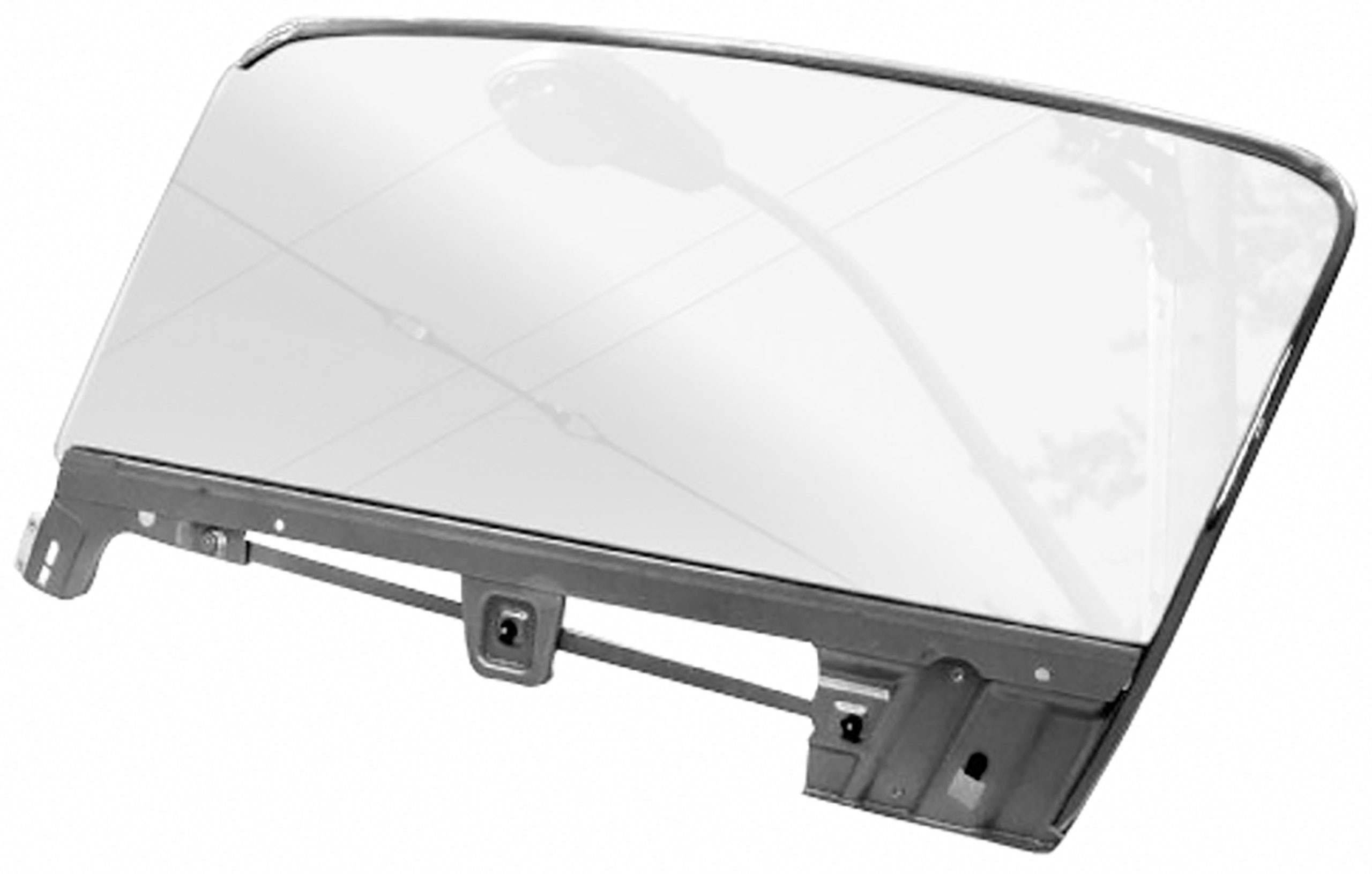 First Generation 1967-1968 Ford Mustang DOOR GLASS KIT FASTBACK LH - 3614E - Dynacorn