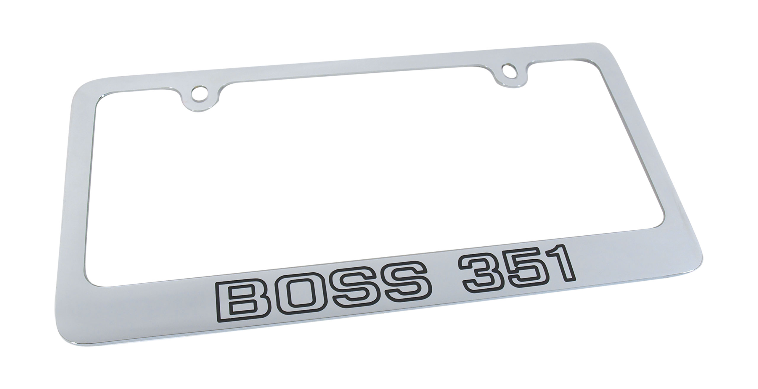 First Generation 1971 Ford Mustang License Frame - 71 Boss 351 Chrome - CA