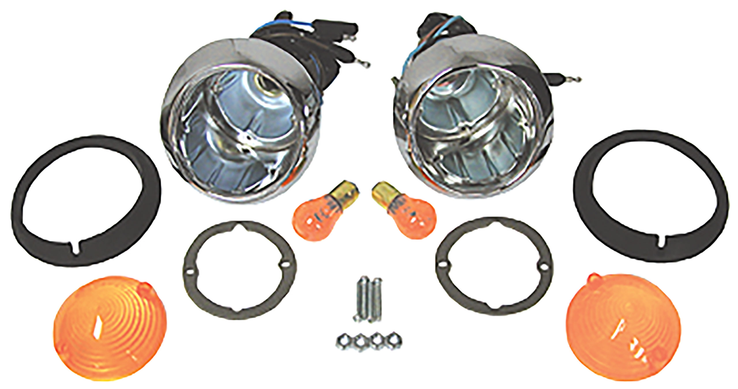 First Generation 1965-1966 Ford Mustang Parklamp Kit - KIT-ELC-1 - Scott Drake