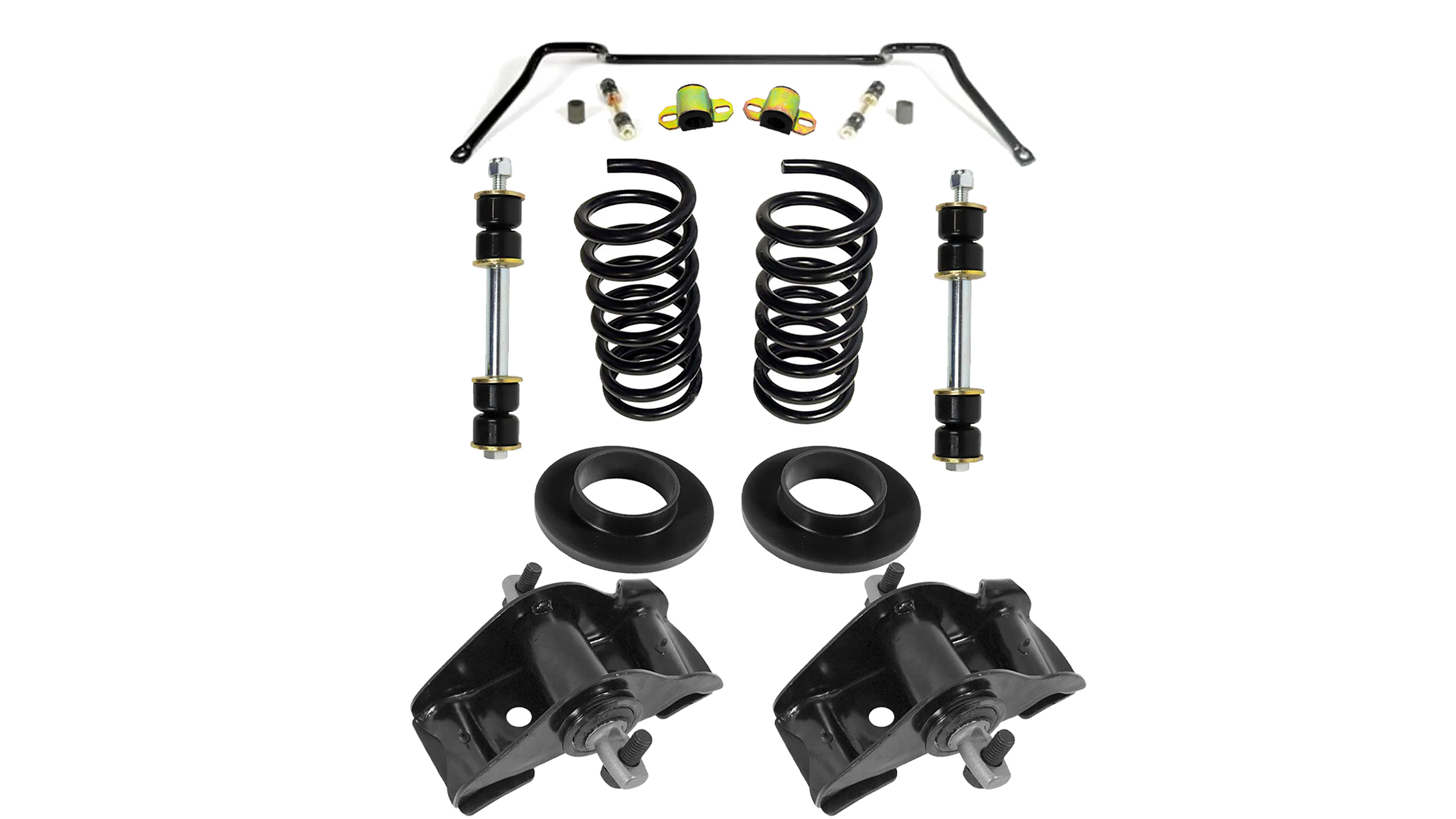 ST Suspensions Muscle Car Springs - 1967-1973 Ford Mustang Fastback Front 1 in. Lowered Height