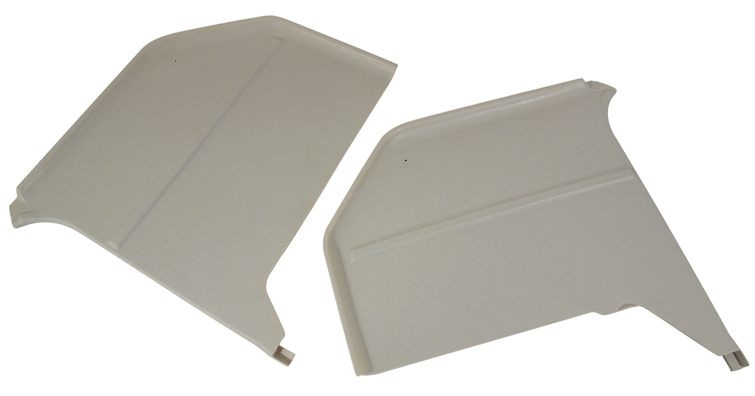 First Generation 1964-1966 Ford Mustang Kick Panels - White - Convertible - C5ZZ-76023445WT - Scott Drake