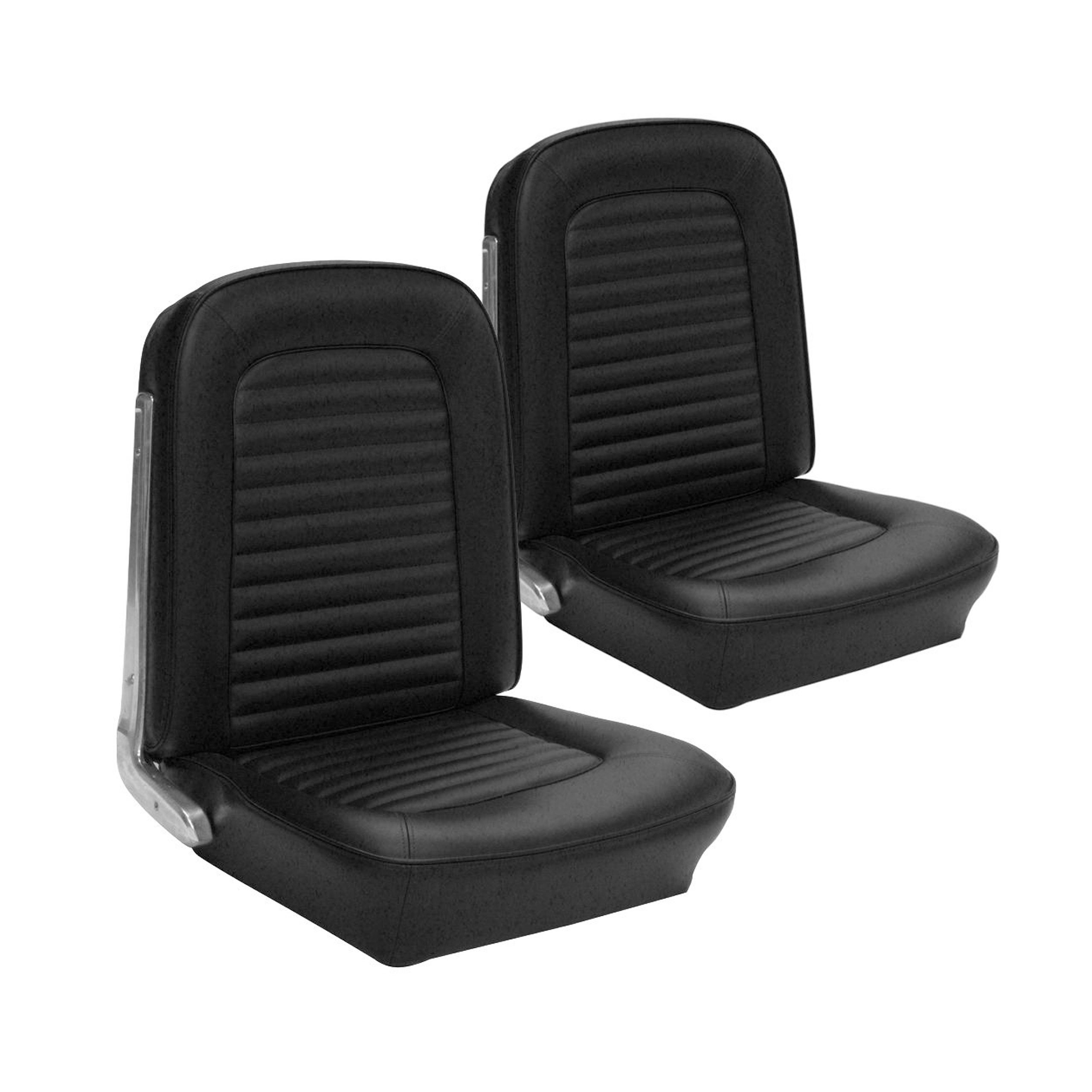 First Generation 1966 Ford Mustang Standard Front Buckets & Rear Seat Cover Set - Choose Application & Color - TMI Products