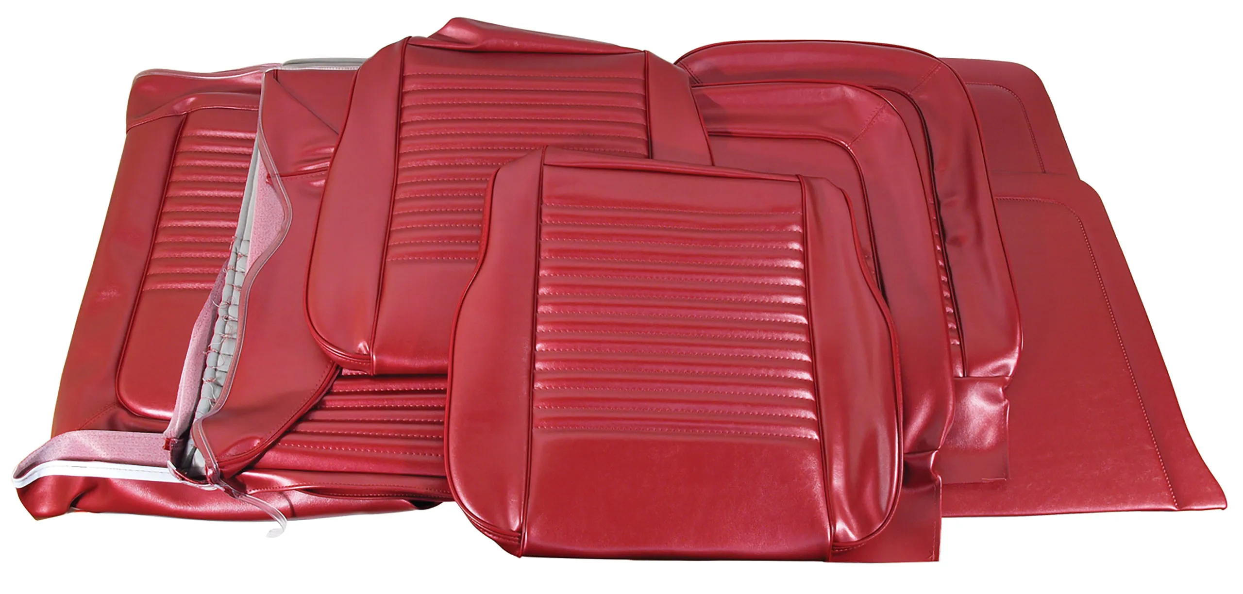 First Generation 1967 Ford Mustang Standard Front Buckets & Rear Seat Cover Set - Choose Application & Color - TMI Products